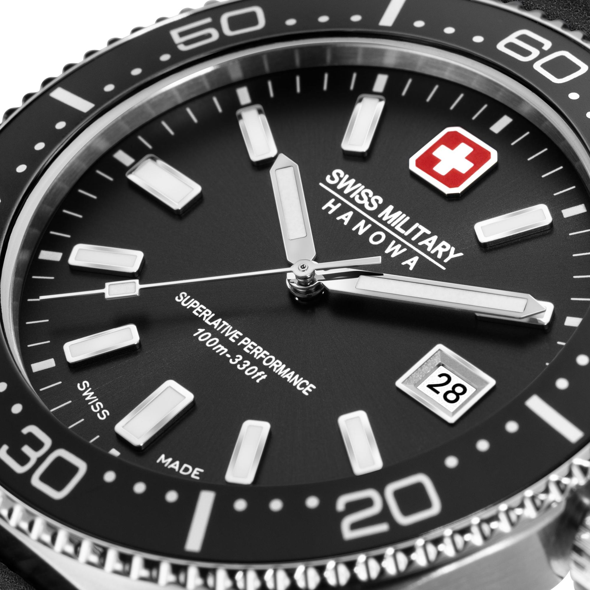 Swiss Military Hanowa NOMAD SMWGB0004901-SET Montre-Bracelet pour hommes Avec bracelet complémentaire Swiss Military Hanowa NOMAD SMWGB0004901-SET Montre-Bracelet pour hommes Avec bracelet complémentaire