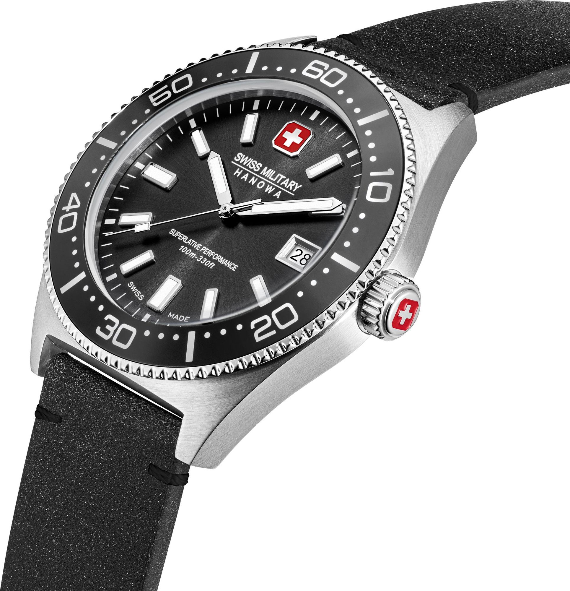 Swiss Military Hanowa NOMAD SMWGB0004901-SET Montre-Bracelet pour hommes Avec bracelet complémentaire Swiss Military Hanowa NOMAD SMWGB0004901-SET Montre-Bracelet pour hommes Avec bracelet complémentaire
