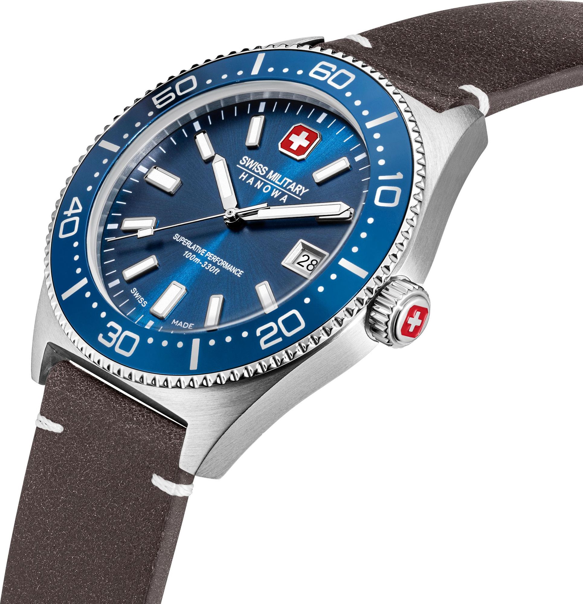 Swiss Military Hanowa NOMAD SMWGB0004902-SET Reloj de Pulsera para hombres Con pulsera adicional Swiss Military Hanowa NOMAD SMWGB0004902-SET Reloj de Pulsera para hombres Con pulsera adicional