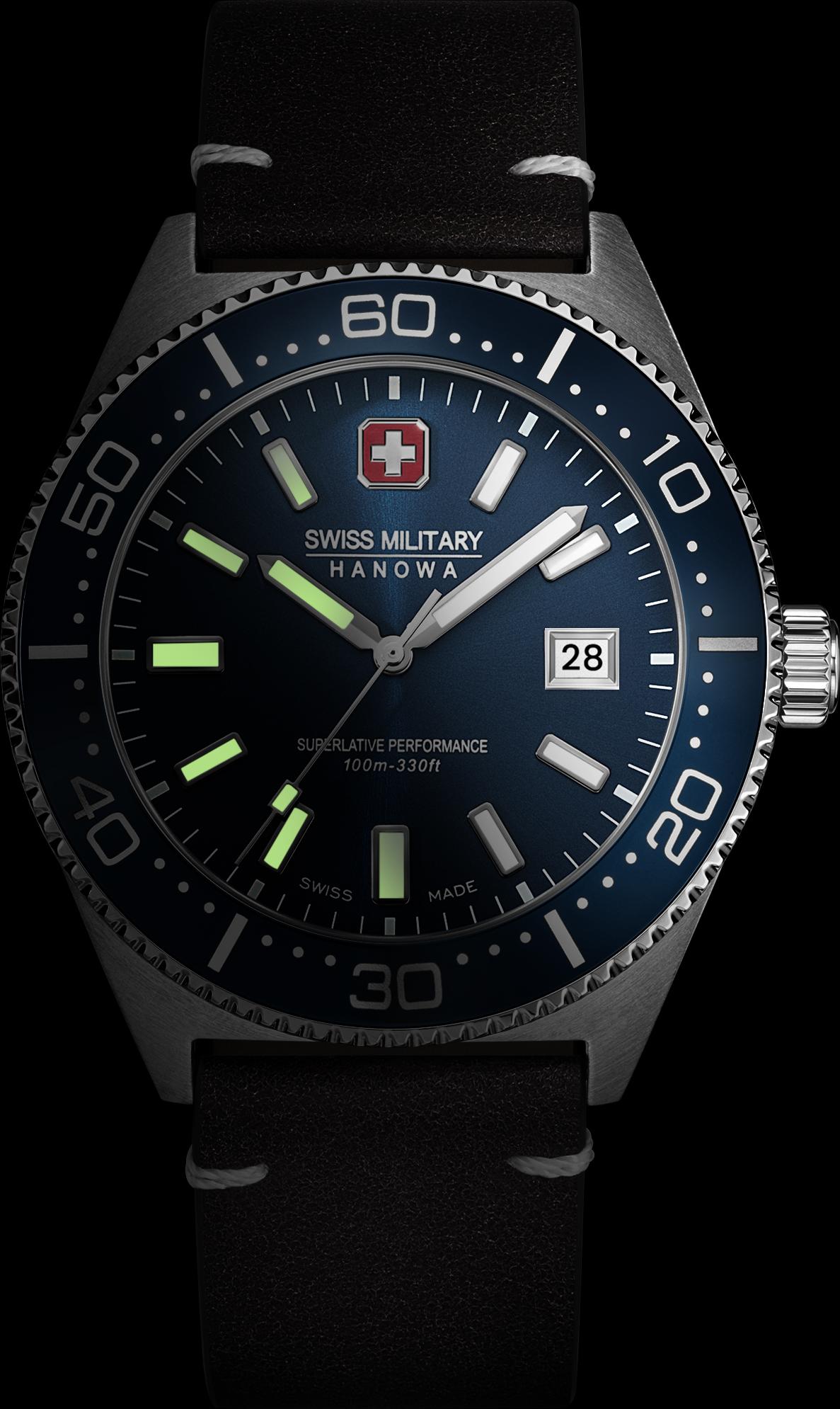 Swiss Military Hanowa NOMAD SMWGB0004902-SET Reloj de Pulsera para hombres Con pulsera adicional Swiss Military Hanowa NOMAD SMWGB0004902-SET Reloj de Pulsera para hombres Con pulsera adicional