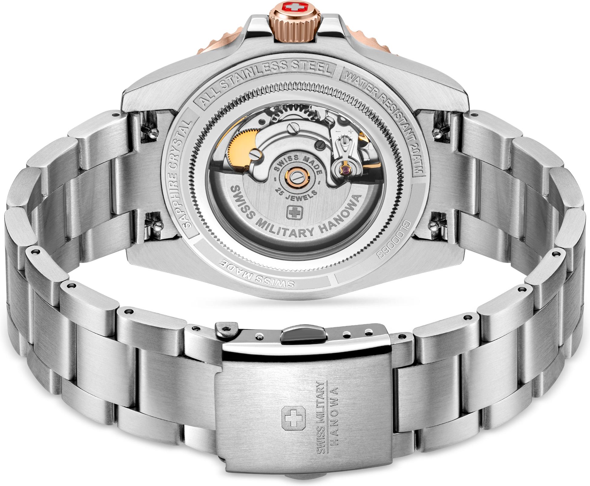 Swiss Military Hanowa SEALORD SMWGL0006360 Automatisch horloge voor heren Swiss Military Hanowa SEALORD SMWGL0006360 Automatisch horloge voor heren
