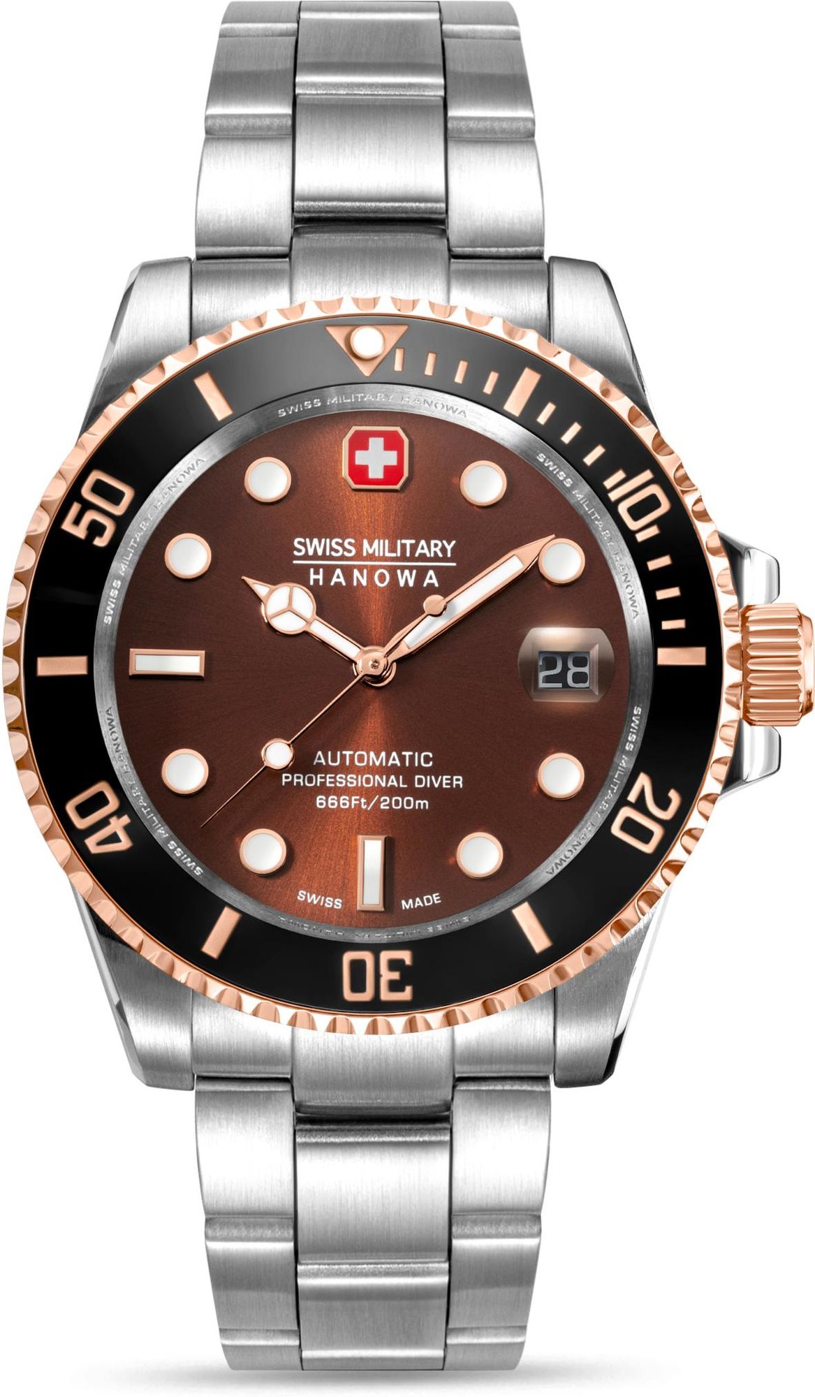 Swiss Military Hanowa SEALORD SMWGL0006360 Automatisch horloge voor heren Swiss Military Hanowa SEALORD SMWGL0006360 Automatisch horloge voor heren