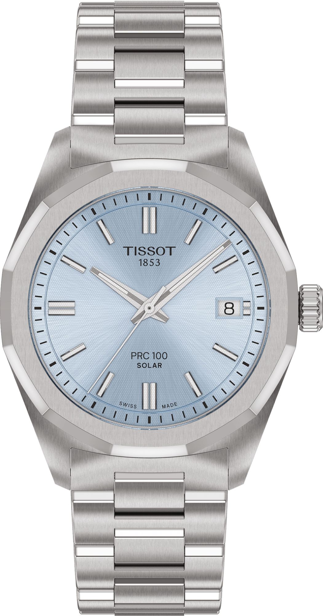 Tissot PRC 100 Solar 34mm T151.822.11.351.00 Orologio da polso uomo Funzionamento a energia solare Tissot PRC 100 Solar 34mm T151.822.11.351.00 Orologio da polso uomo Funzionamento a energia solare