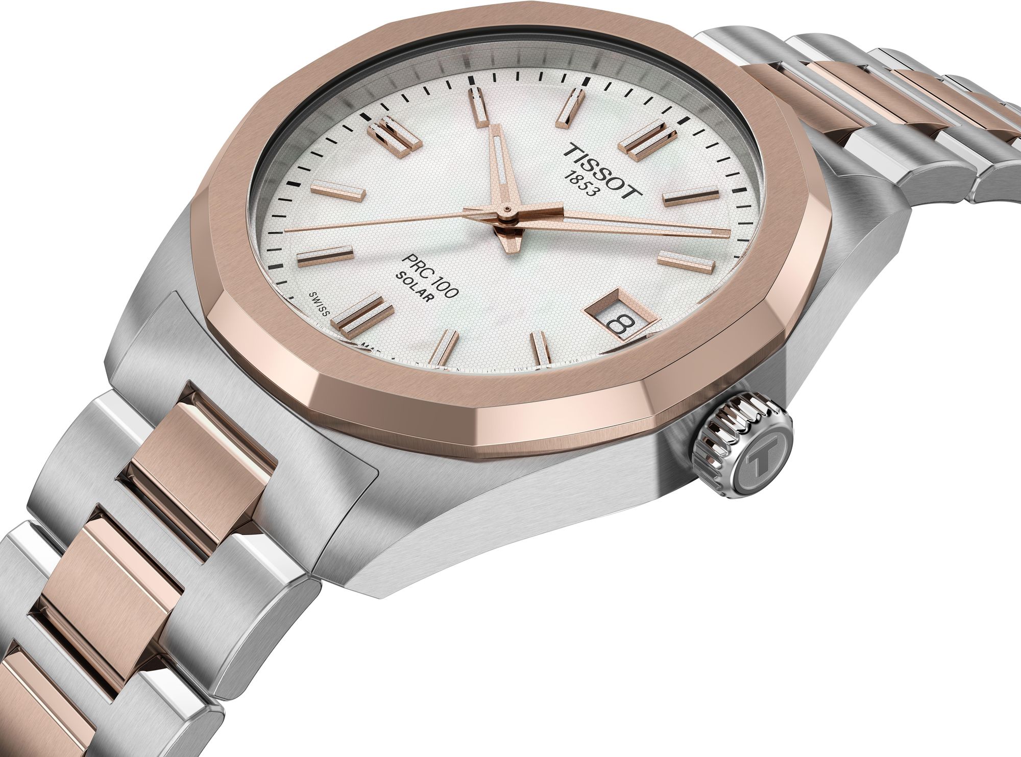 Tissot PRC 100 Solar 34mm T151.822.22.111.00 Heren armbandhorloge