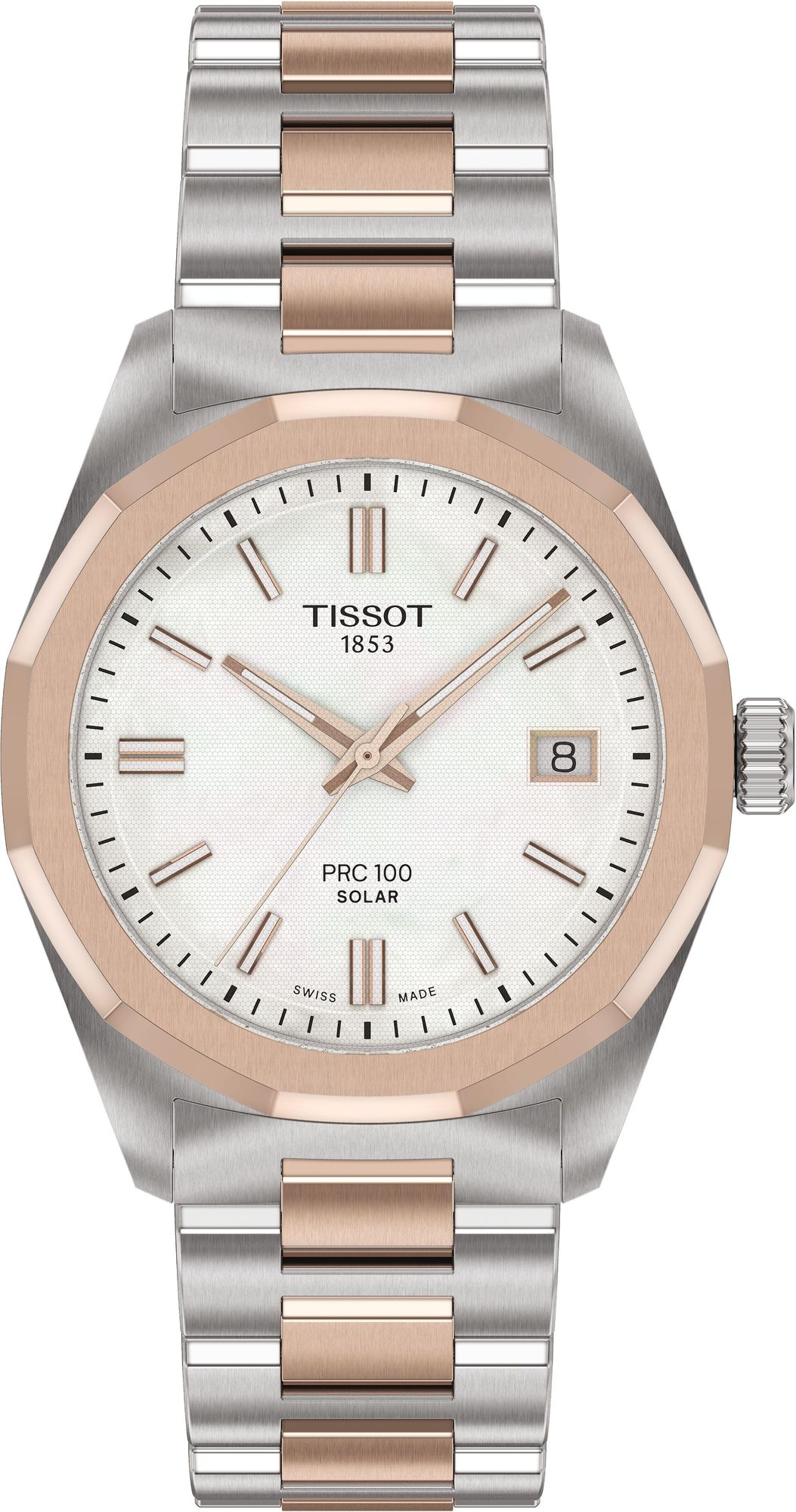 Tissot PRC 100 Solar 34mm T151.822.22.111.00 Heren armbandhorloge
