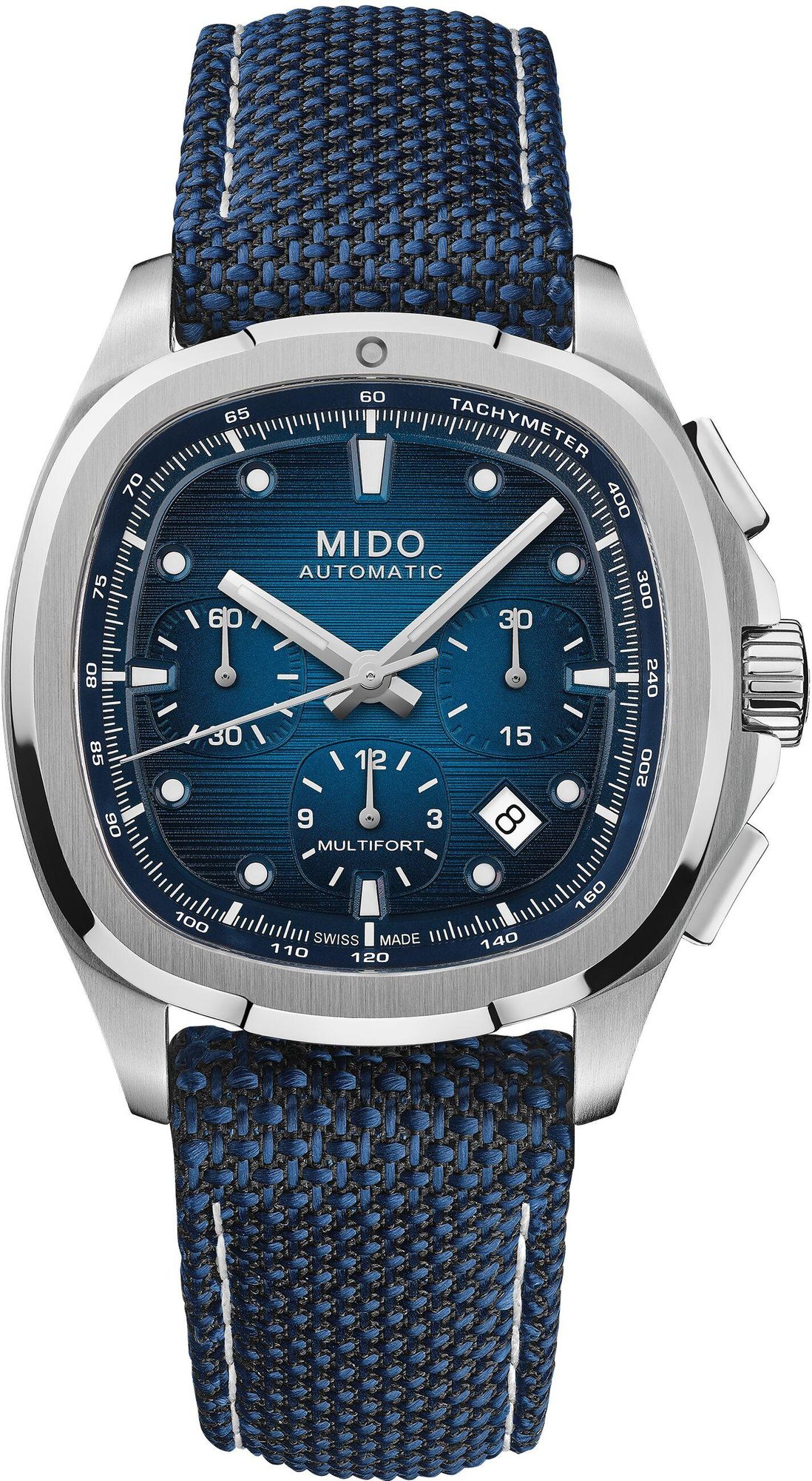 Mido Multifort TV BIG DATE Chrono M049.527.11.041.00 Chronographe Automatique pour hommes Avec bracelet complémentaire Mido Multifort TV BIG DATE Chrono M049.527.11.041.00 Chronographe Automatique pour hommes Avec bracelet complémentaire