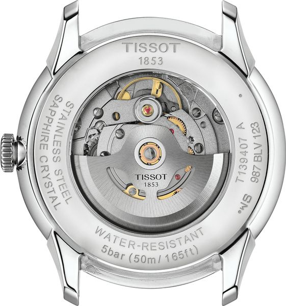 Tissot TISSOT CHEMIN DES TOURELLES T139.407.11.038.00 Orologio automatico uomo Tissot TISSOT CHEMIN DES TOURELLES T139.407.11.038.00 Orologio automatico uomo