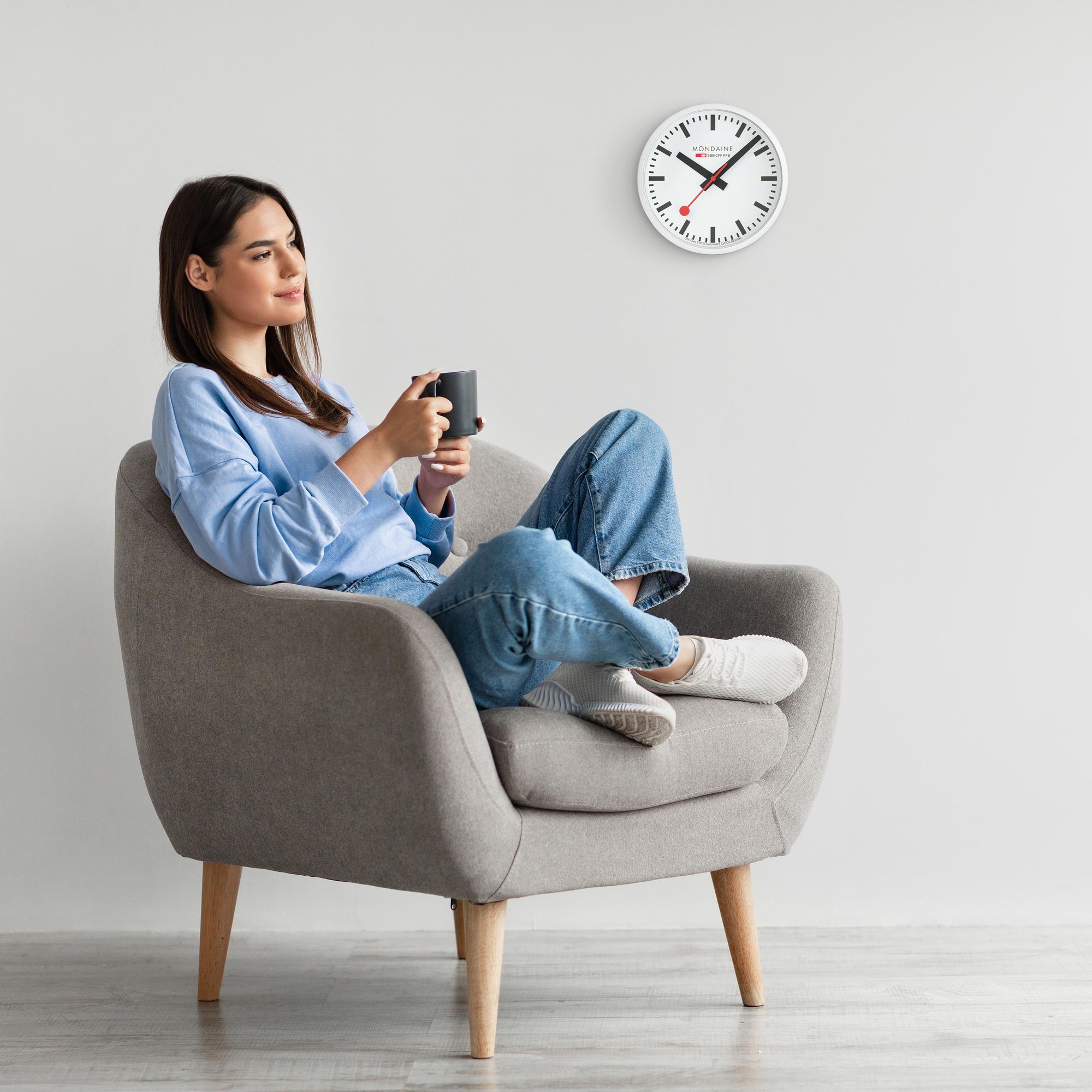 Mondaine Clocks A990.CLOCK.10SBB Reloj de pared Mondaine Clocks A990.CLOCK.10SBB Reloj de pared