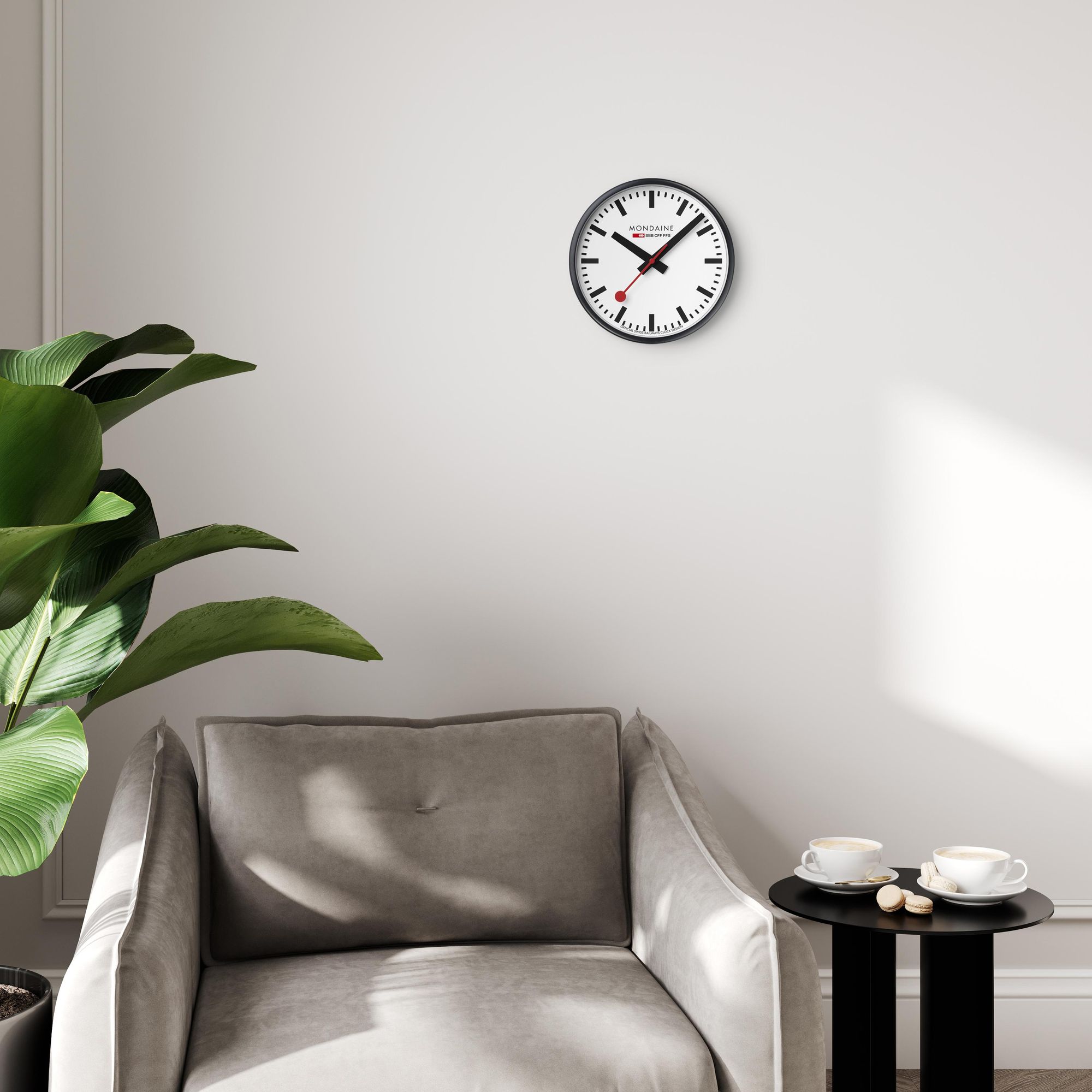 Mondaine Clocks A990.CLOCK.12SBB Reloj de pared Mondaine Clocks A990.CLOCK.12SBB Reloj de pared