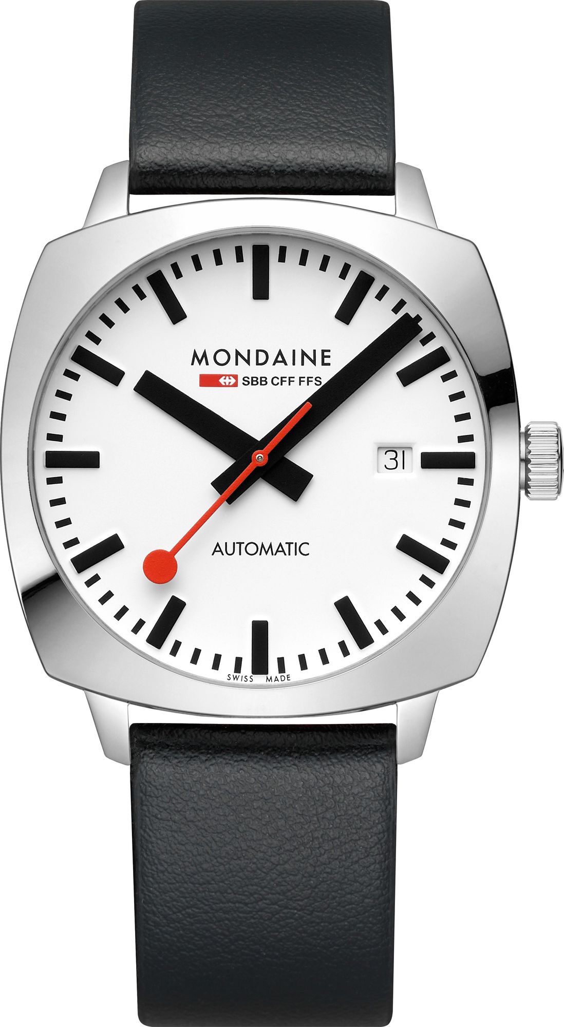 Mondaine Cushion MSL.3961B.LBV Reloj Automático para hombres Mondaine Cushion MSL.3961B.LBV Reloj Automático para hombres