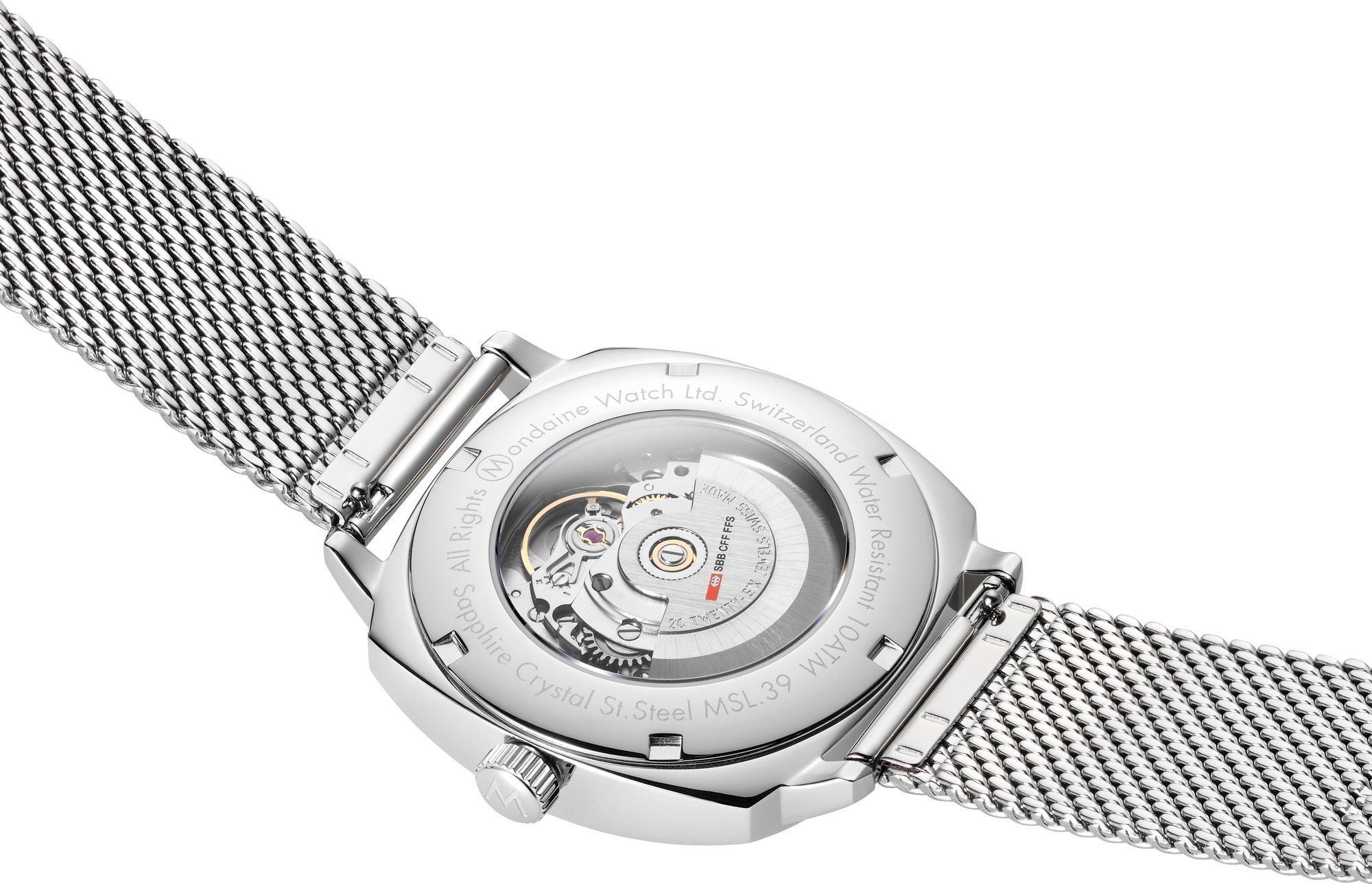 Mondaine Cushion MSL.3961B.SM Orologio automatico uomo Mondaine Cushion MSL.3961B.SM Orologio automatico uomo