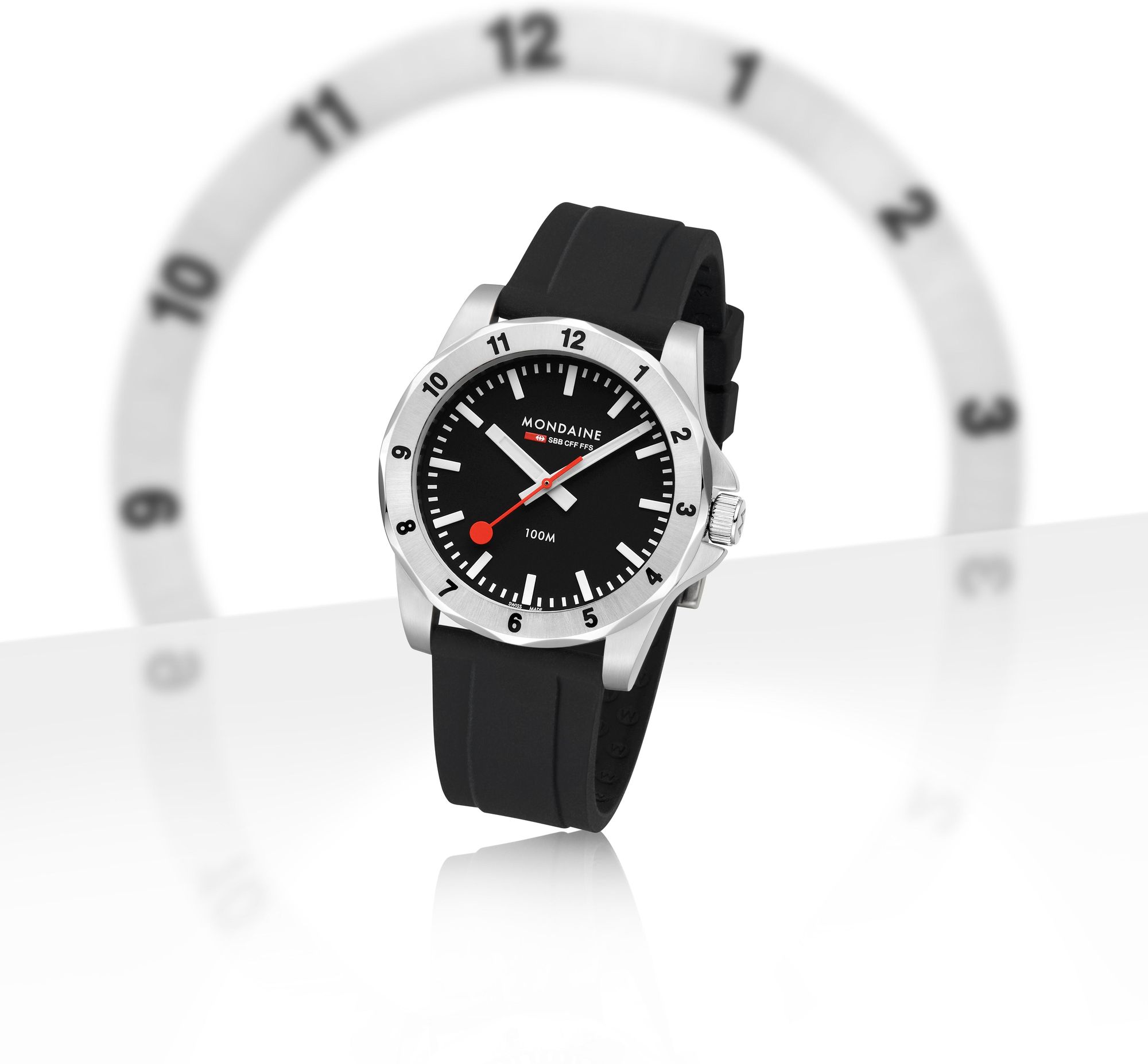 Mondaine Numeri MSN.42120.RB Reloj de Pulsera para hombres Mondaine Numeri MSN.42120.RB Reloj de Pulsera para hombres