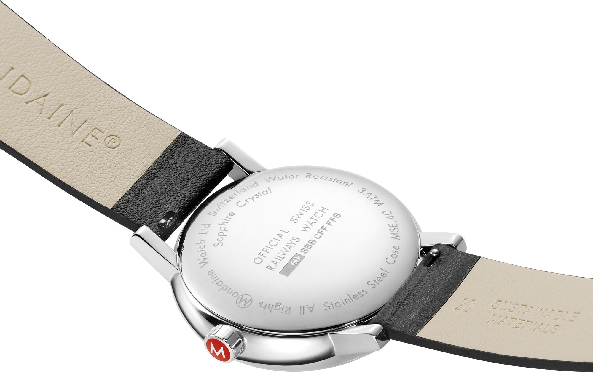Mondaine evo2 MSE.40110.LBV Reloj de Pulsera para hombres Mondaine evo2 MSE.40110.LBV Reloj de Pulsera para hombres