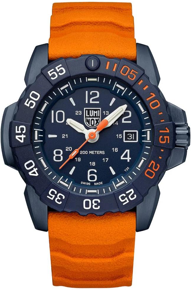 Luminox NAVY SEAL STEEL 3250 SERIES XS.3253.CBNSF.SET Reloj de Pulsera para hombres Con pulsera adicional Luminox NAVY SEAL STEEL 3250 SERIES XS.3253.CBNSF.SET Reloj de Pulsera para hombres Con pulsera adicional