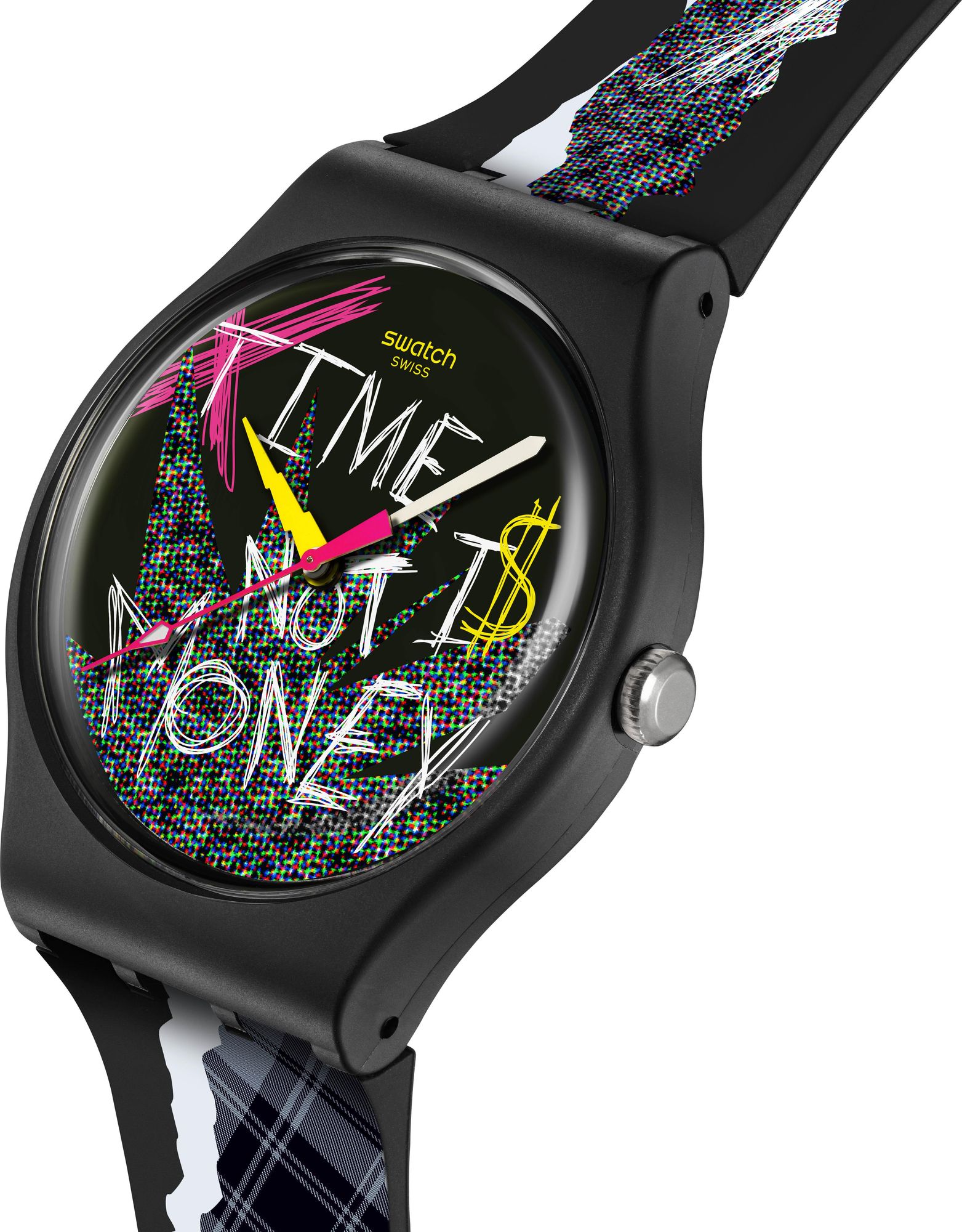 Swatch BLANK CHECK SO32B122-5300 Reloj unisex Swatch BLANK CHECK SO32B122-5300 Reloj unisex