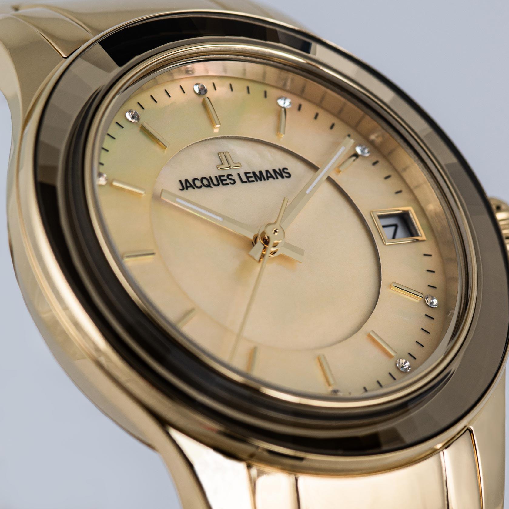 Jacques Lemans Venice 1-2194G Dames armbandhorloge Jacques Lemans Venice 1-2194G Dames armbandhorloge