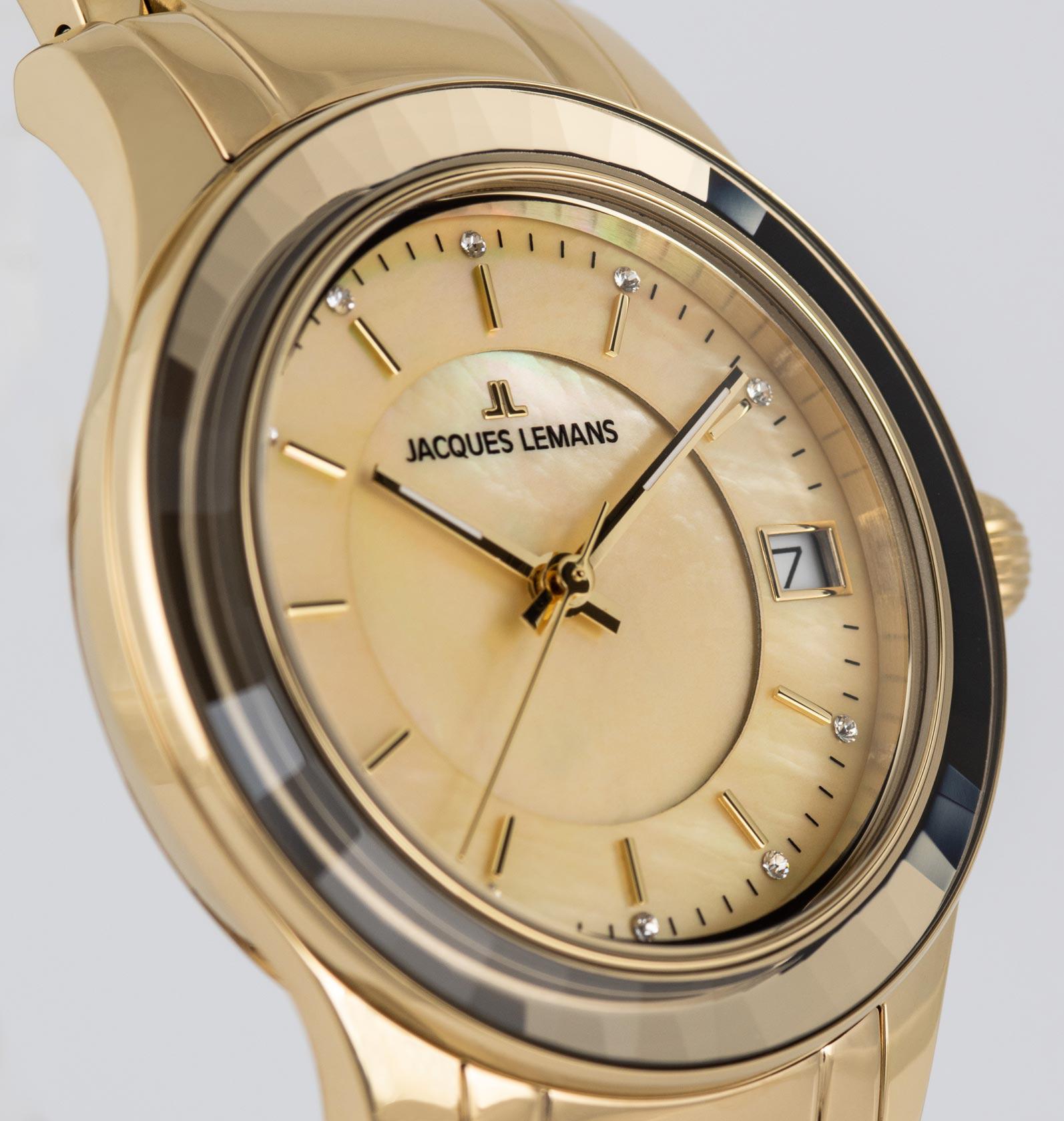 Jacques Lemans Venice 1-2194G Dames armbandhorloge Jacques Lemans Venice 1-2194G Dames armbandhorloge