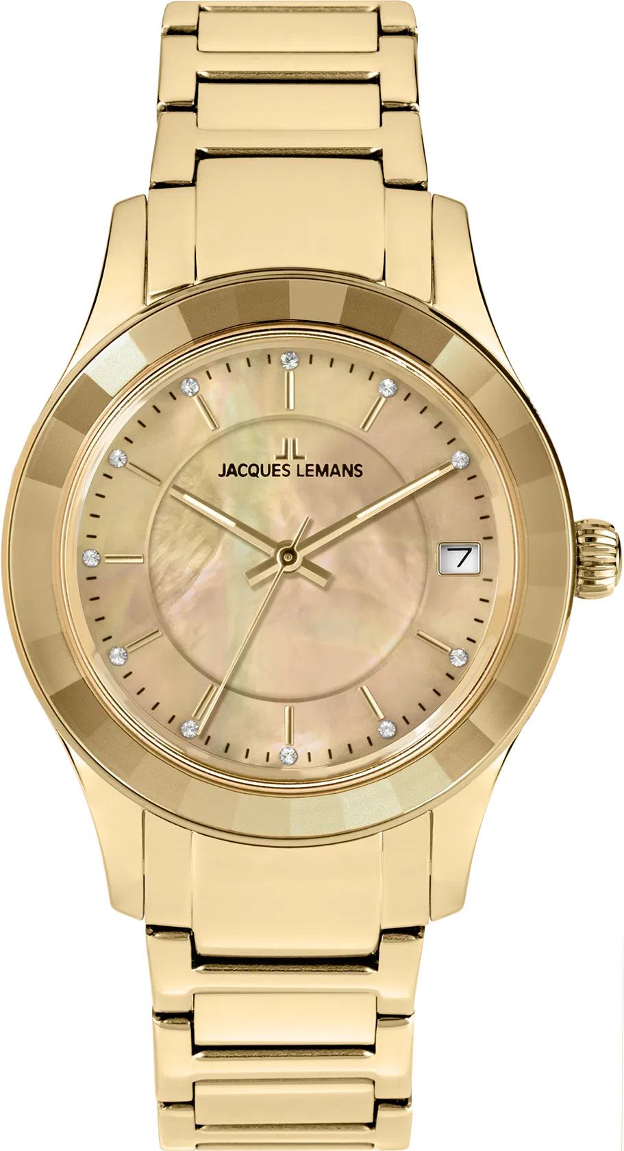 Jacques Lemans Venice 1-2194G Dames armbandhorloge Jacques Lemans Venice 1-2194G Dames armbandhorloge