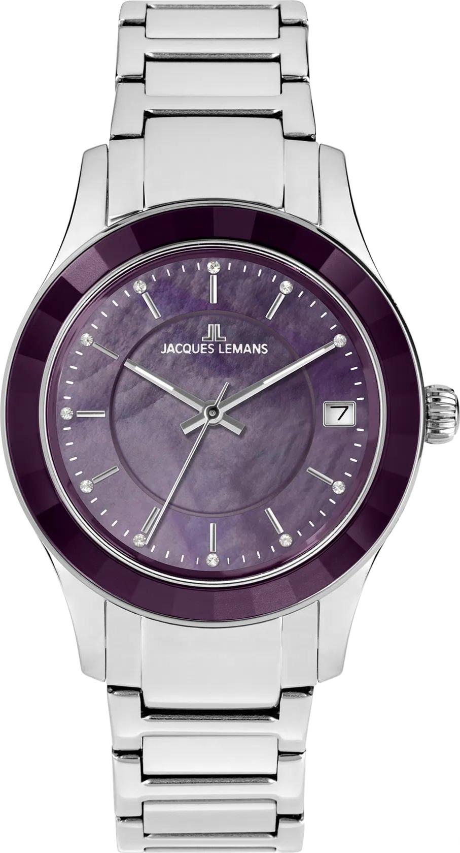 Jacques Lemans Venice 1-2194E Dames armbandhorloge Jacques Lemans Venice 1-2194E Dames armbandhorloge