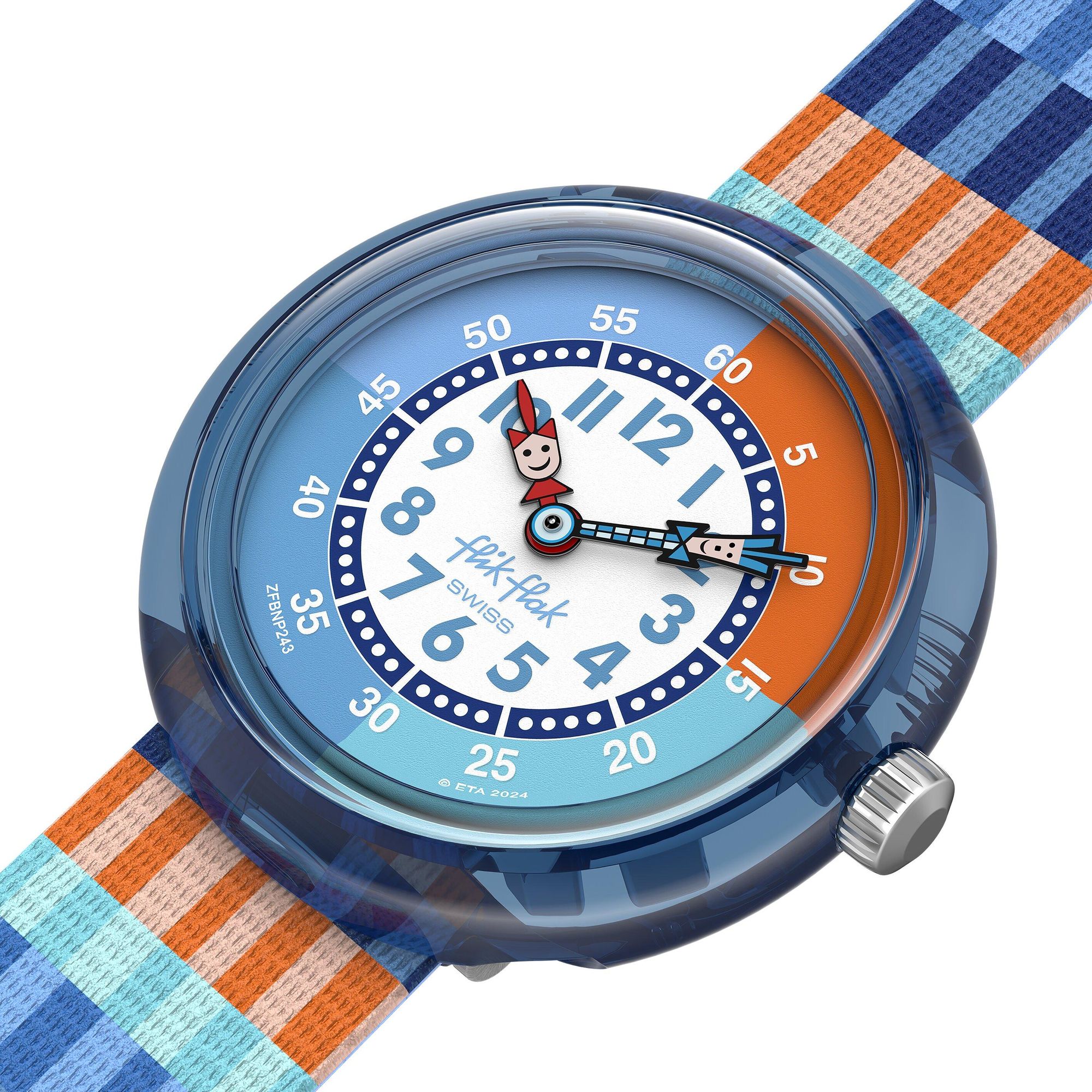 Flik Flak STRIPY STRIPES FBNP243 Jongenshorloge Flik Flak STRIPY STRIPES FBNP243 Jongenshorloge