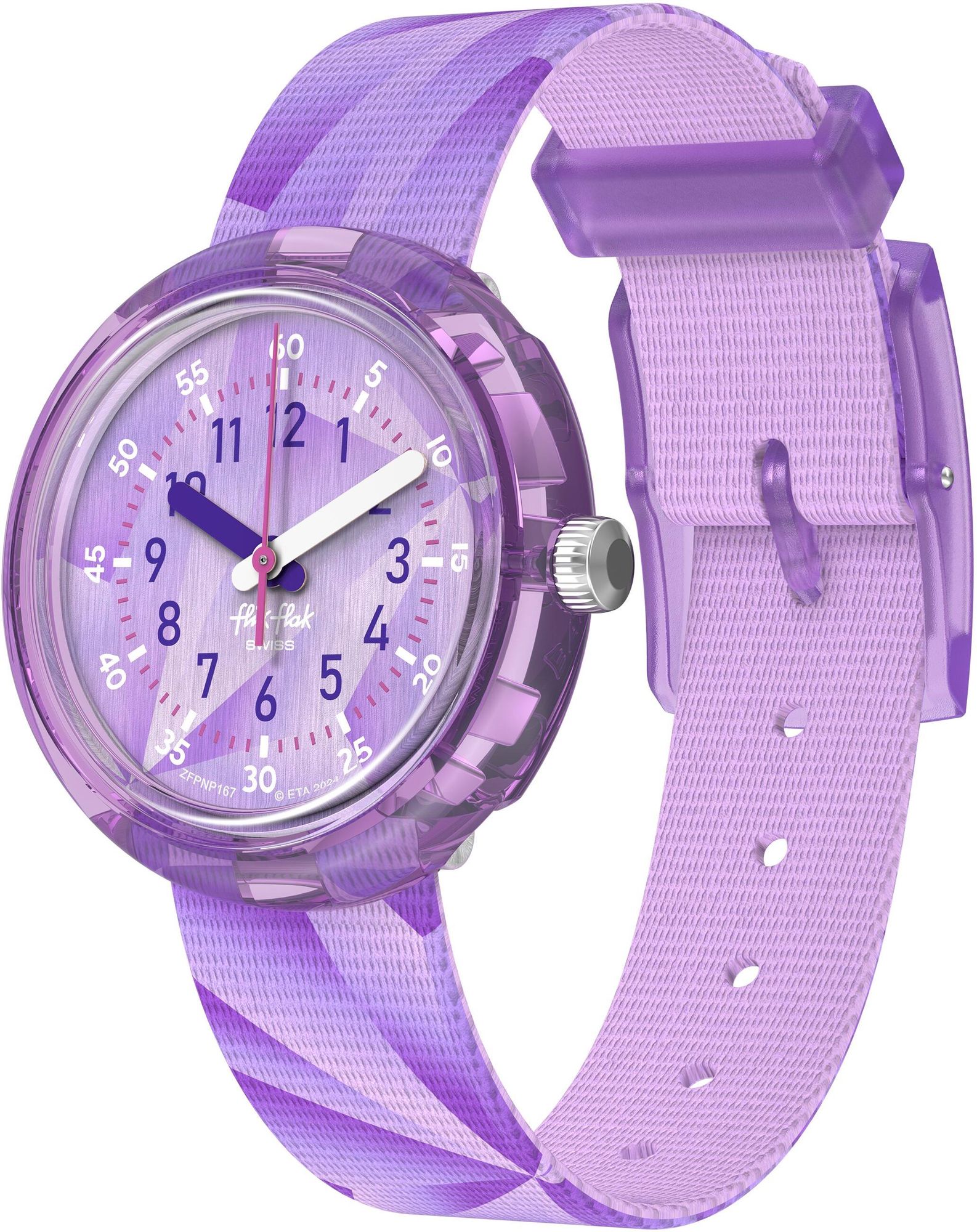 Flik Flak PURPLE PRISM FPNP167 Meisjeshorloge Flik Flak PURPLE PRISM FPNP167 Meisjeshorloge