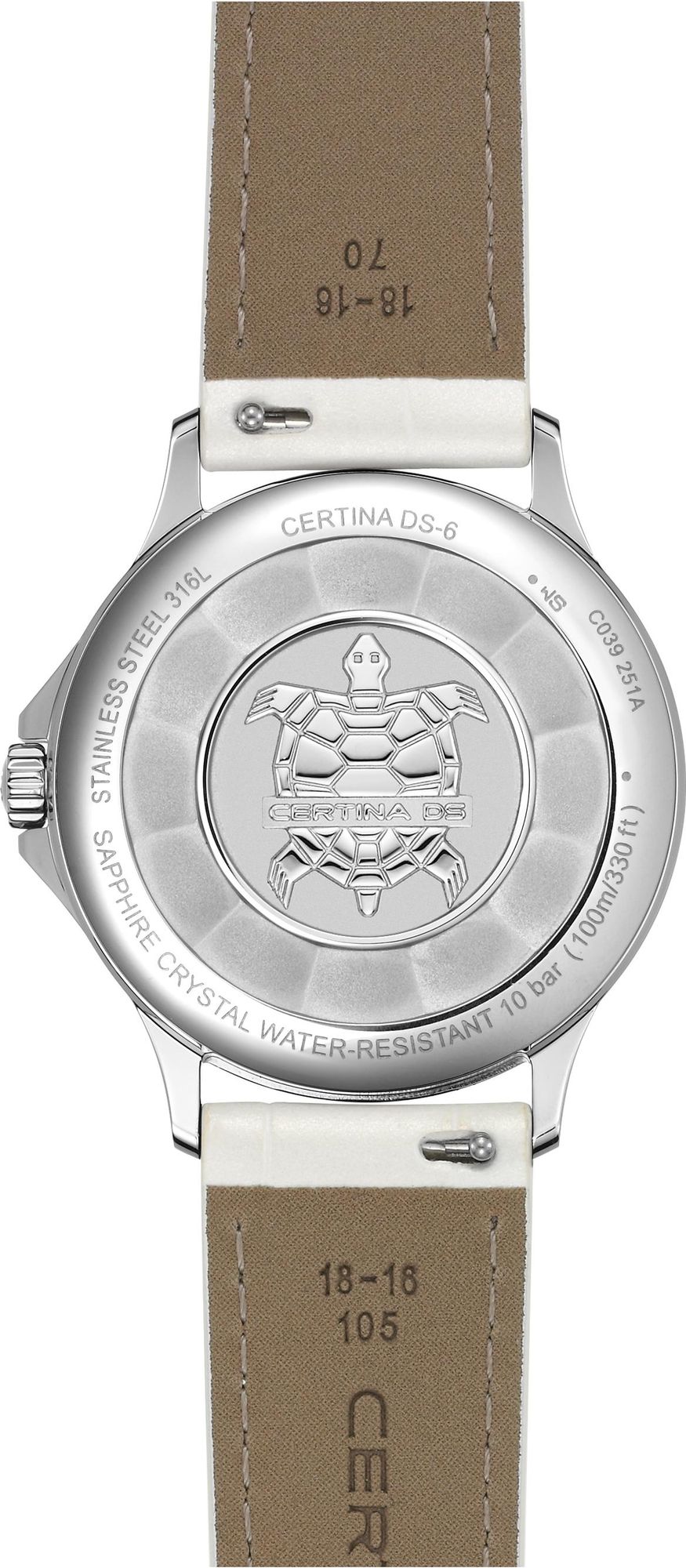 Certina DS-6 C039.251.16.116.00 Orologio da polso donna Certina DS-6 C039.251.16.116.00 Orologio da polso donna