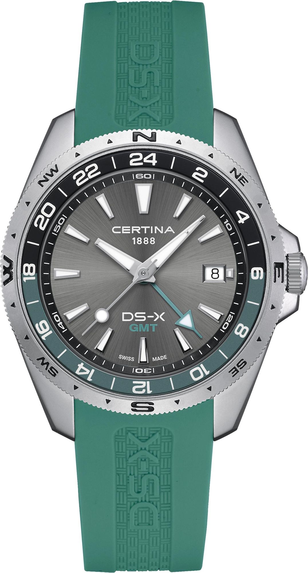 Certina DS-X GMT C047.452.17.081.00 Orologio da polso uomo Certina DS-X GMT C047.452.17.081.00 Orologio da polso uomo