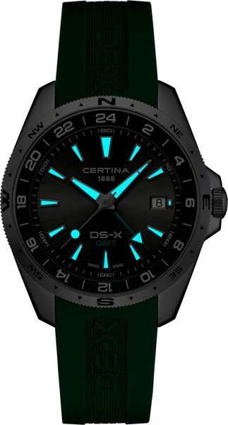 Certina DS-X GMT C047.452.17.081.00 Reloj de Pulsera para hombres Certina DS-X GMT C047.452.17.081.00 Reloj de Pulsera para hombres