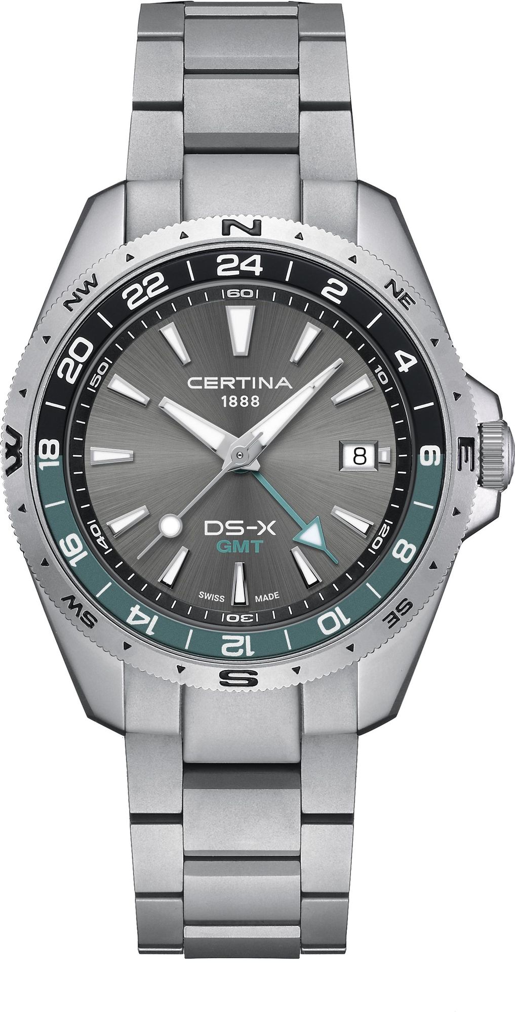 Certina DS-X GMT C047.452.11.081.00 Orologio da polso uomo Certina DS-X GMT C047.452.11.081.00 Orologio da polso uomo