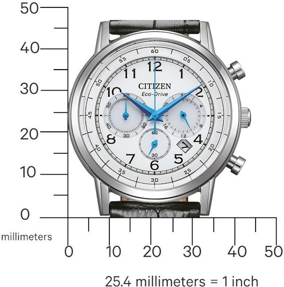 Citizen Eco-Drive CA4630-02A Chronographe pour homme Eco-Drive Citizen Eco-Drive CA4630-02A Chronographe pour homme Eco-Drive