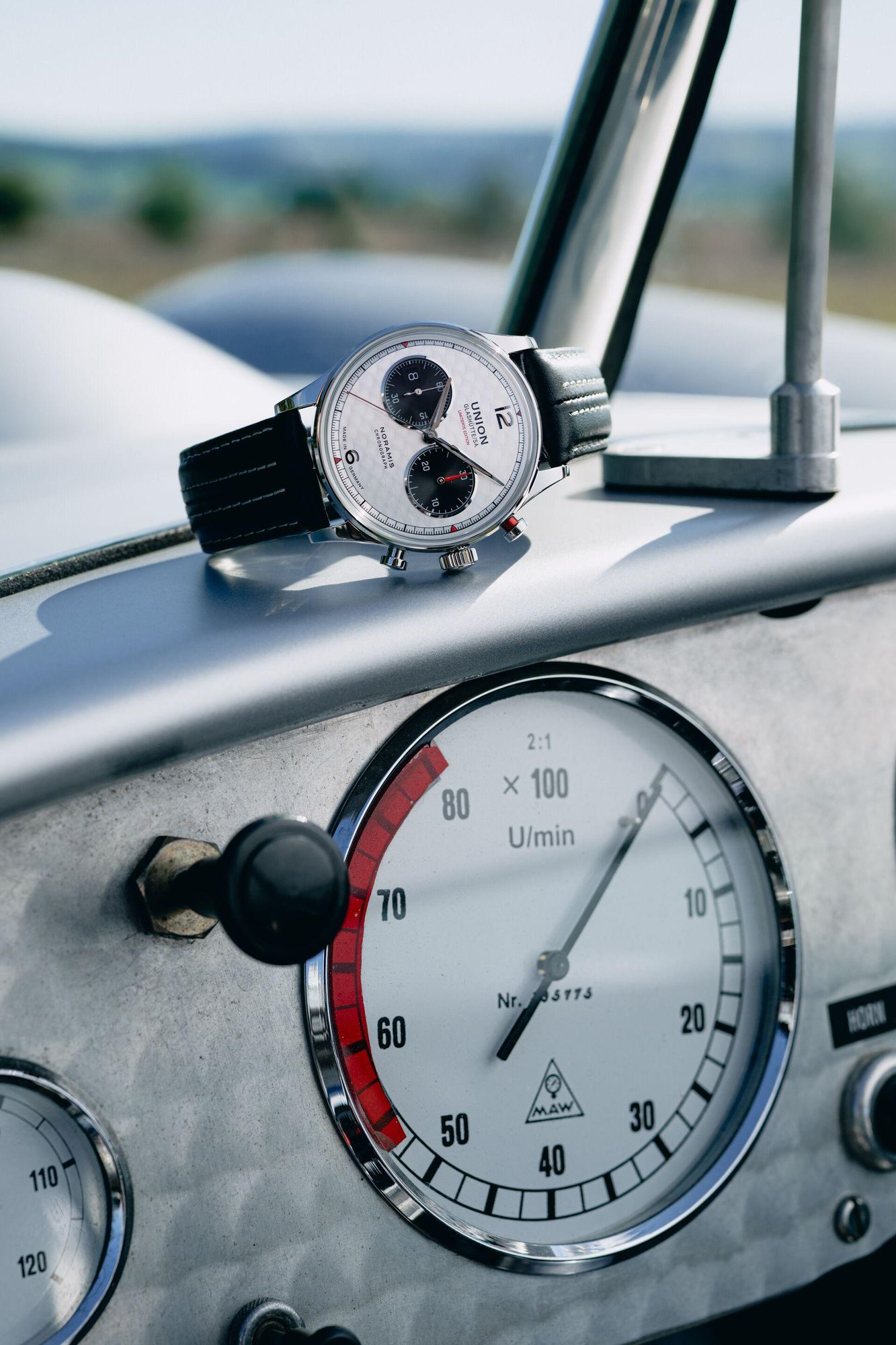 Union Glashütte Sachsen Classic Limited Edition (x/350) D012.427.16.032.09 Cronografo automatico uomo Produzione stretta