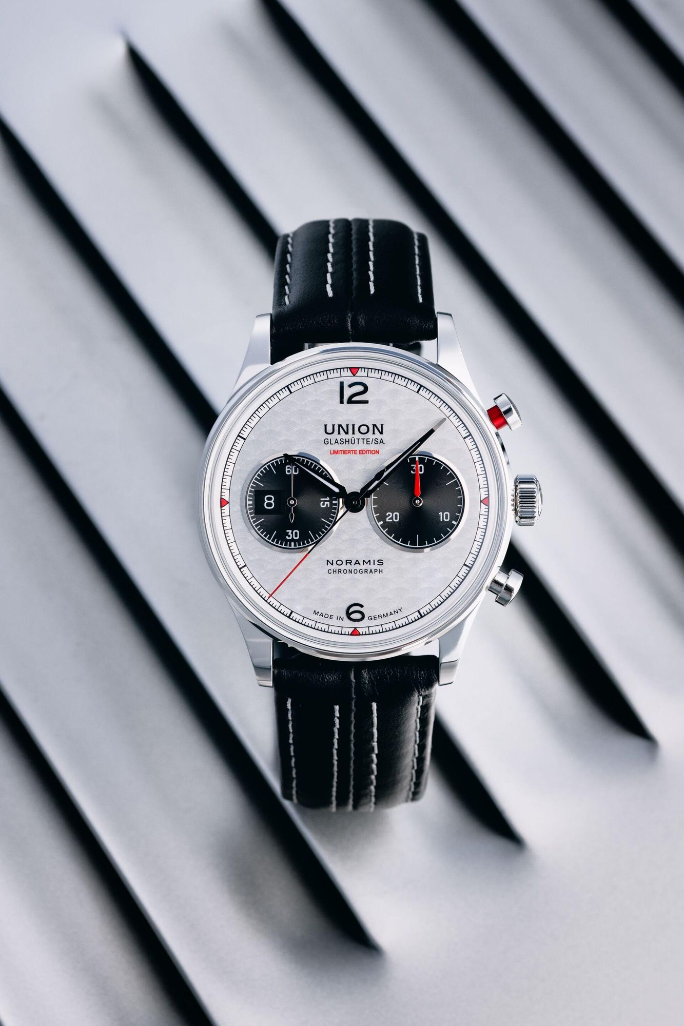 Union Glashütte Sachsen Classic Limited Edition (x/350) D012.427.16.032.09 Cronografo automatico uomo Produzione stretta