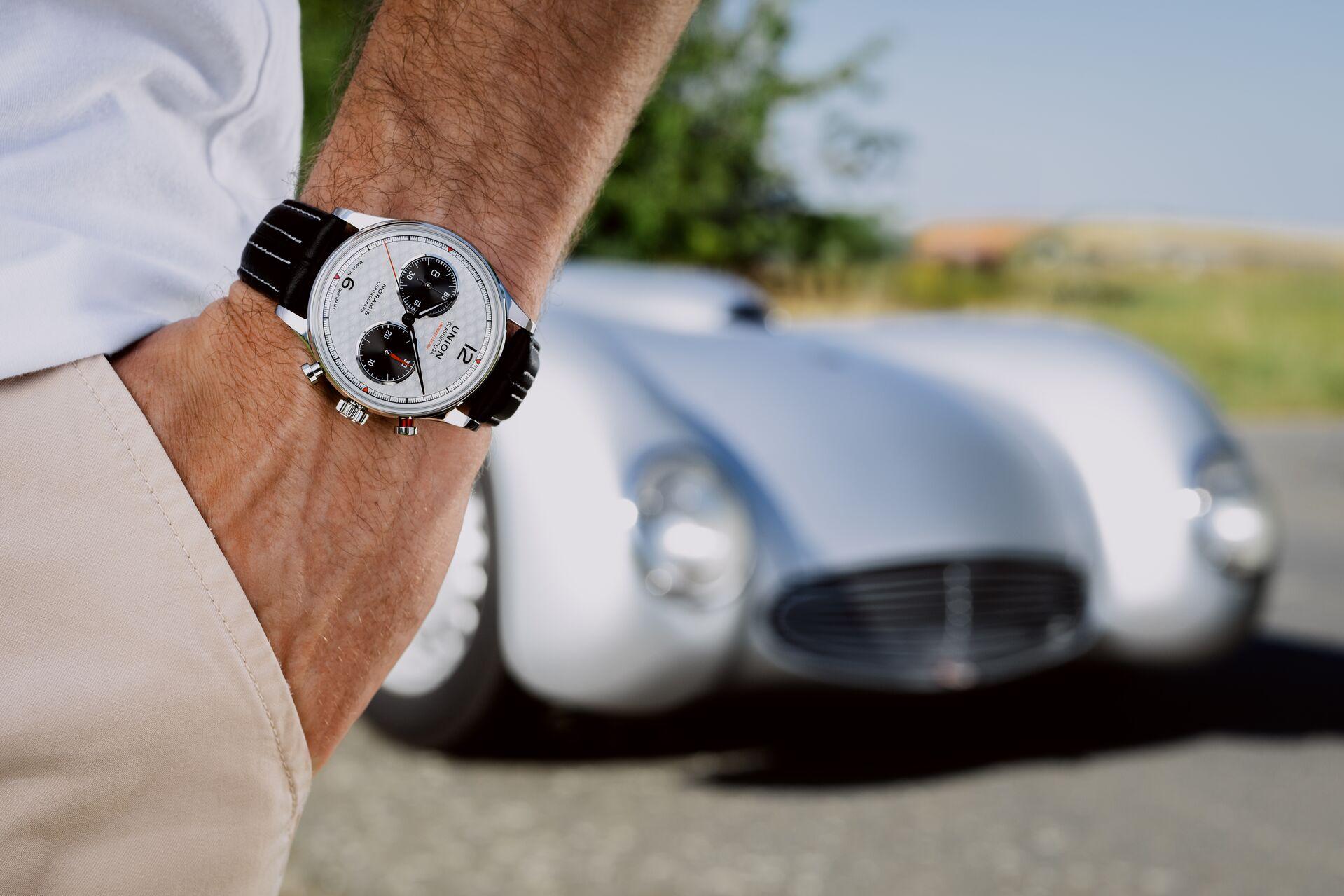 Union Glashütte Sachsen Classic Limited Edition (x/350) D012.427.16.032.09 Cronografo automatico uomo Produzione stretta