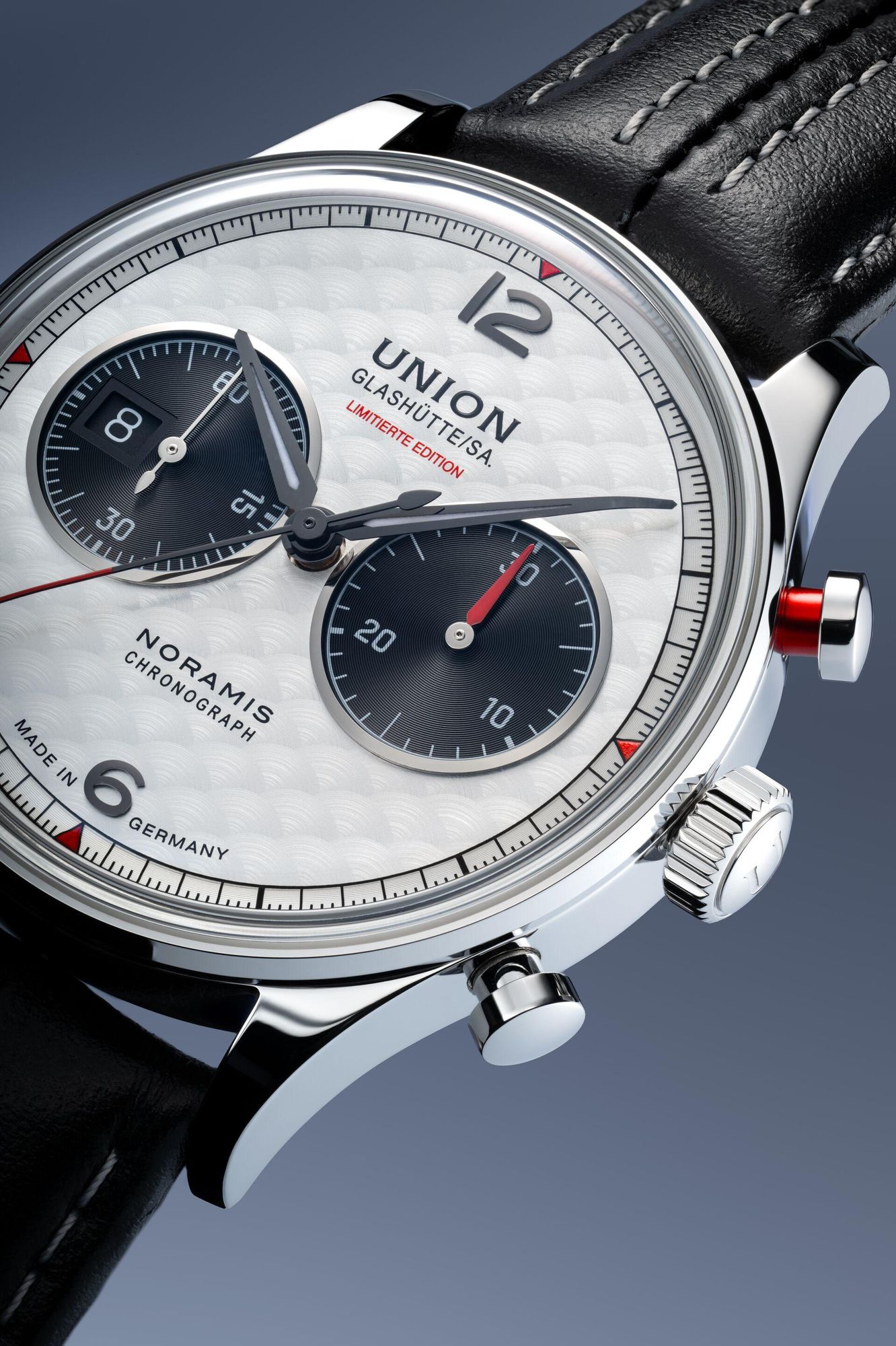 Union Glashütte Sachsen Classic Limited Edition (x/350) D012.427.16.032.09 Cronografo automatico uomo Produzione stretta
