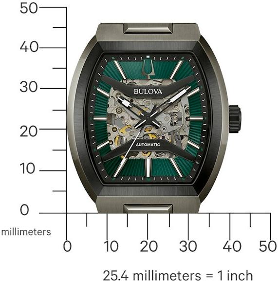Bulova Bulova Maquina 98A321 Automatisch horloge voor heren Bulova Bulova Maquina 98A321 Automatisch horloge voor heren