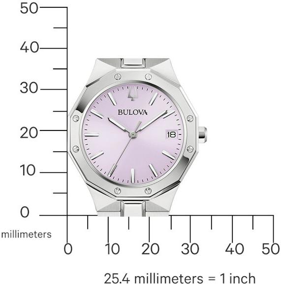 Bulova Octagon 96M170 Montre Bracelet pour femmes