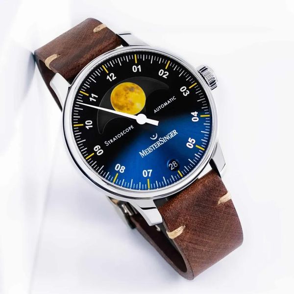 MeisterSinger Stratoscope ST982G Automatisch horloge voor heren MeisterSinger Stratoscope ST982G Automatisch horloge voor heren