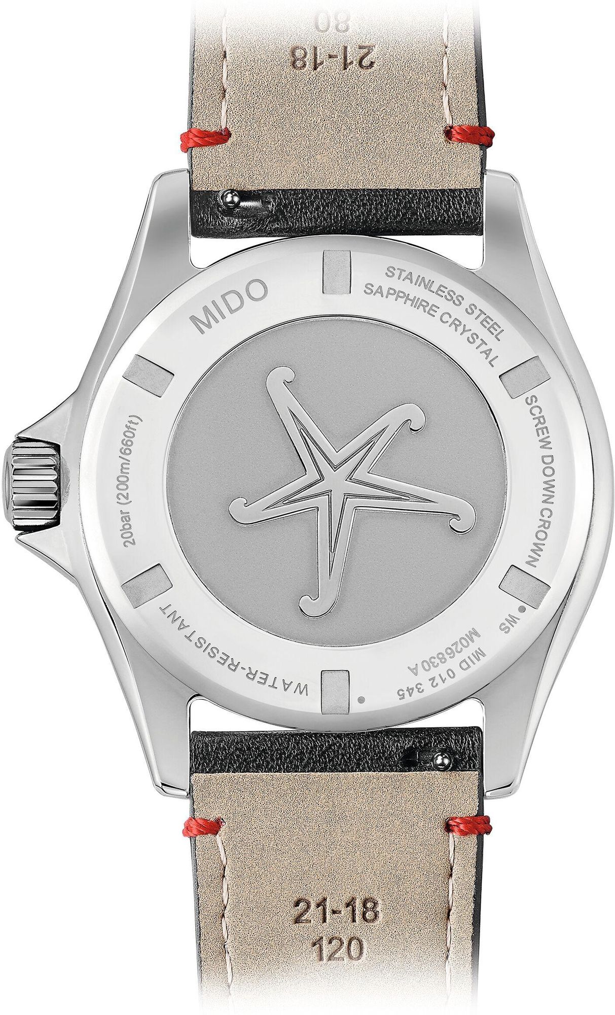 Mido Ocean Star Worldtimer M026.830.16.030.00 Montre Automatique pour hommes
