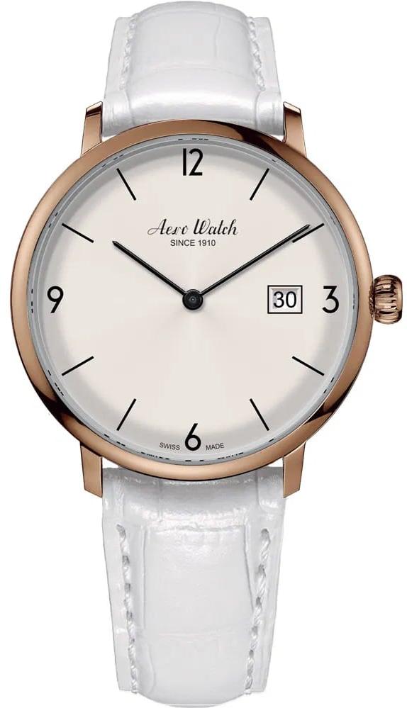 Aerowatch Heritage A 21976 RO08 BLANC Reloj de Pulsera para mujeres