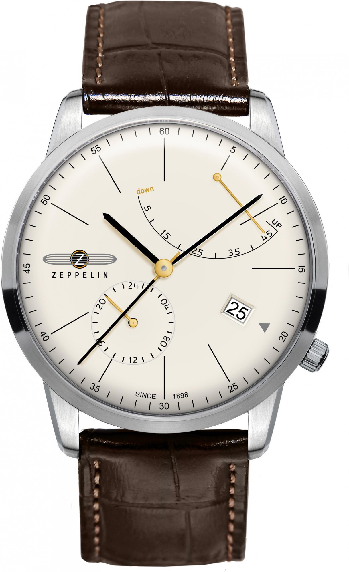 Zeppelin Flatline 73665 Orologio automatico uomo Con riserva de marcia