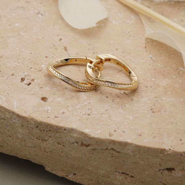 Jette Twisted Sun 88853814 Pendientes creoles Jette Twisted Sun 88853814 Pendientes creoles