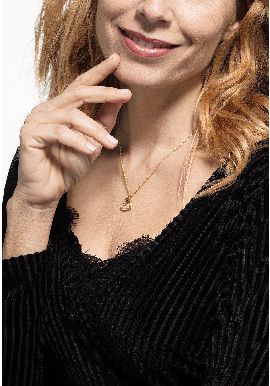 Jette Twisted Heart 87690318 Cadena de cuello para mujeres Jette Twisted Heart 87690318 Cadena de cuello para mujeres