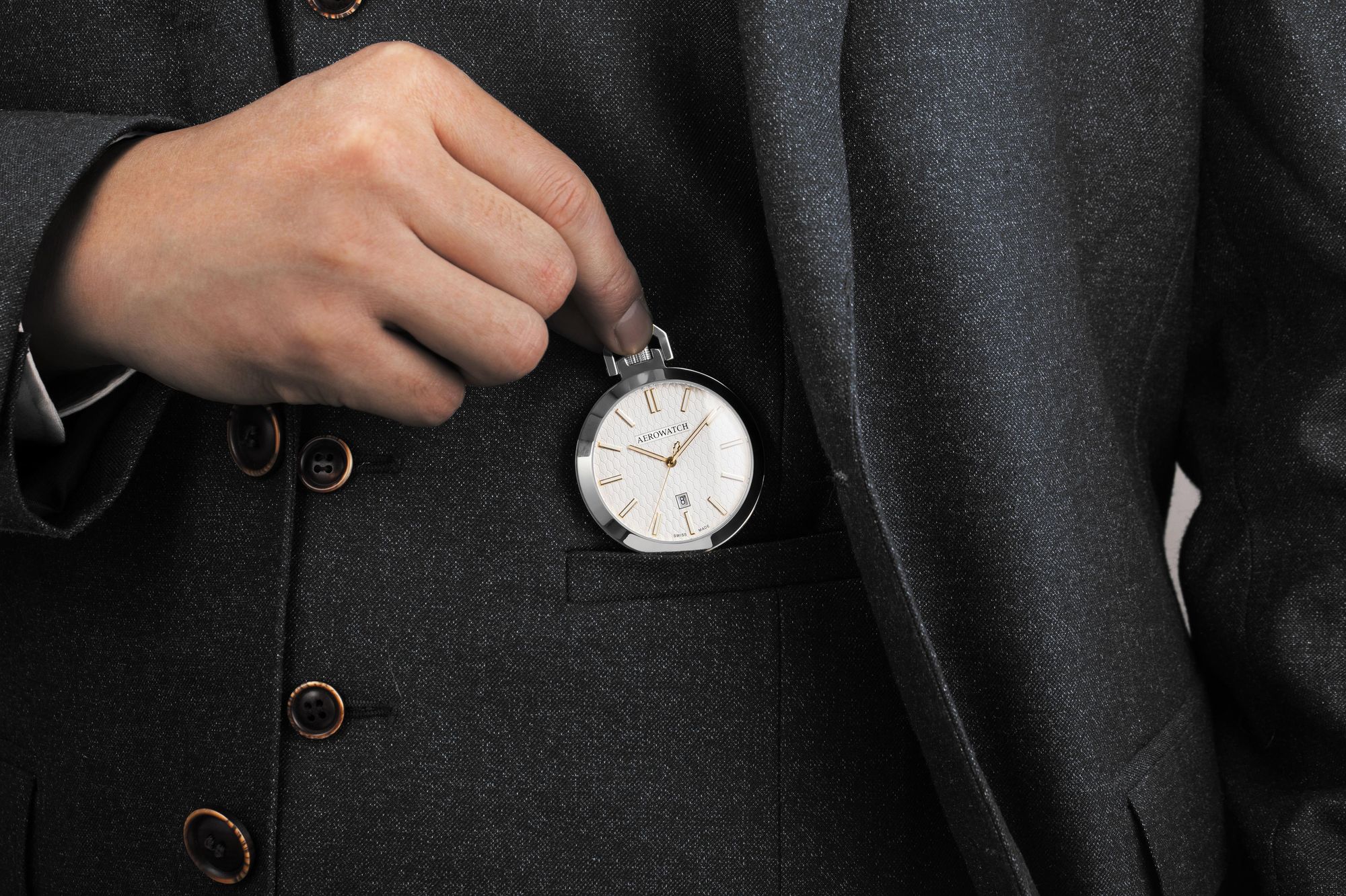 Aerowatch Lépines 42829 AA04 Orologio da tasca per uomo Aerowatch Lépines 42829 AA04 Orologio da tasca per uomo