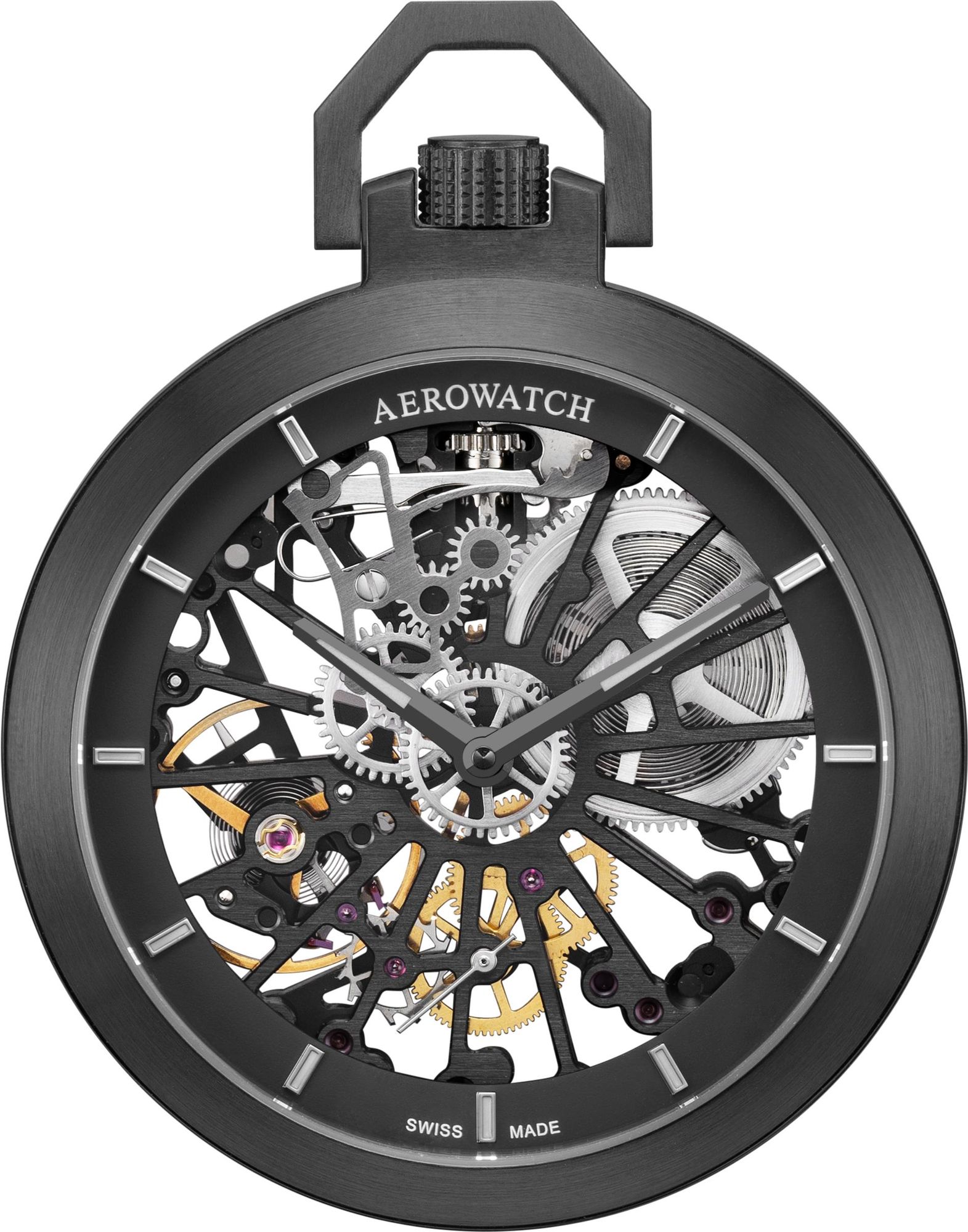 Aerowatch Lépine 50829 NO03 SQ Reloj de bolsillo para hombres