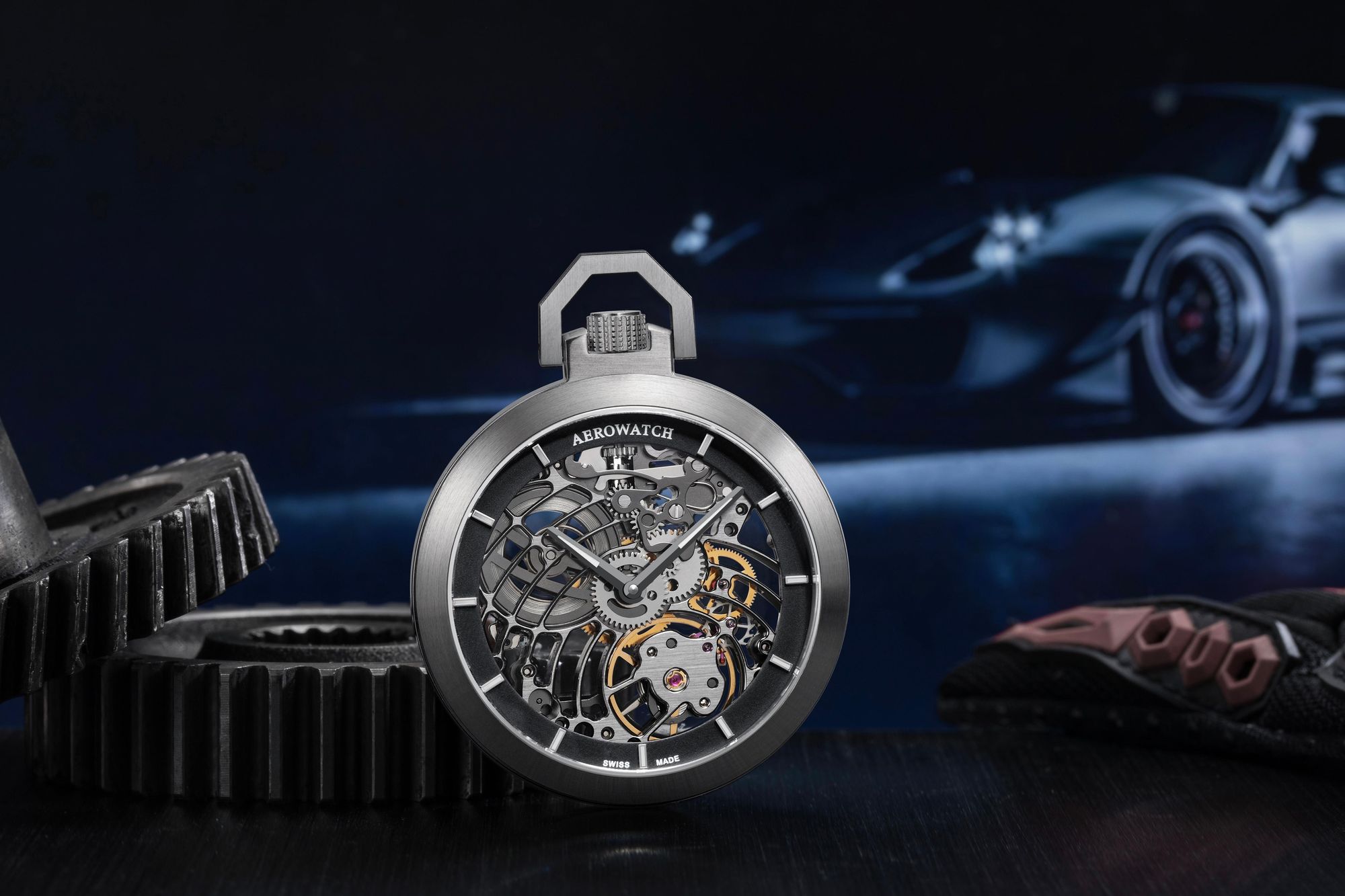 Aerowatch Lépine Skeleton 50829 AA04 SQ Poket watch for men Aerowatch Lépine Skeleton 50829 AA04 SQ Poket watch for men