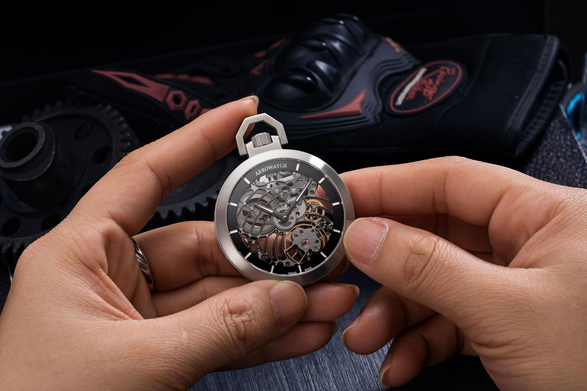 Aerowatch Lépine Skeleton 50829 AA04 SQ Poket watch for men Aerowatch Lépine Skeleton 50829 AA04 SQ Poket watch for men