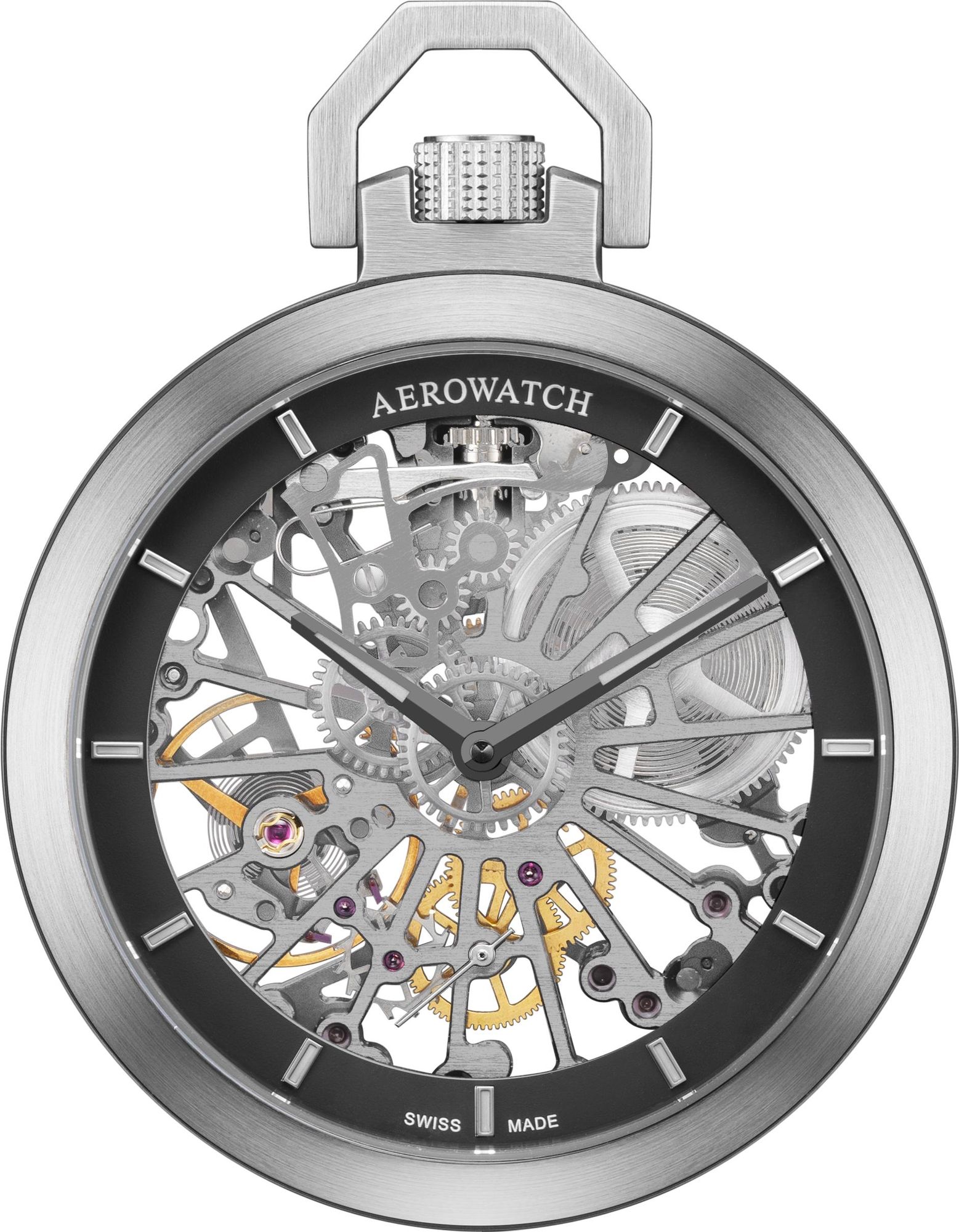 Aerowatch Lépine Skeleton 50829 AA03 SQ Poket watch for men Aerowatch Lépine Skeleton 50829 AA03 SQ Poket watch for men