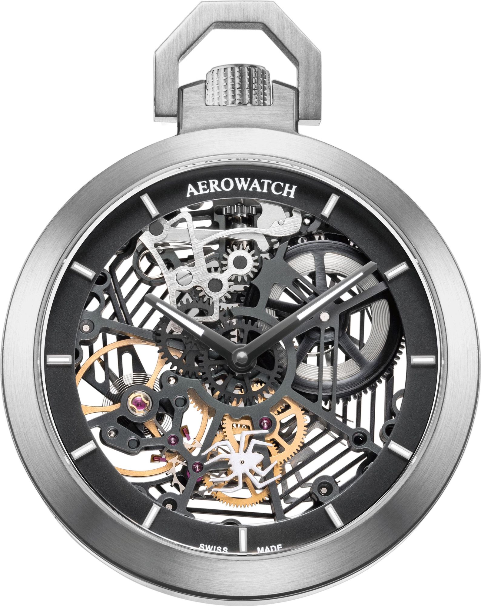 Aerowatch Lépine Skeleton 50829 AA02 SQ Reloj de bolsillo para hombres Aerowatch Lépine Skeleton 50829 AA02 SQ Reloj de bolsillo para hombres