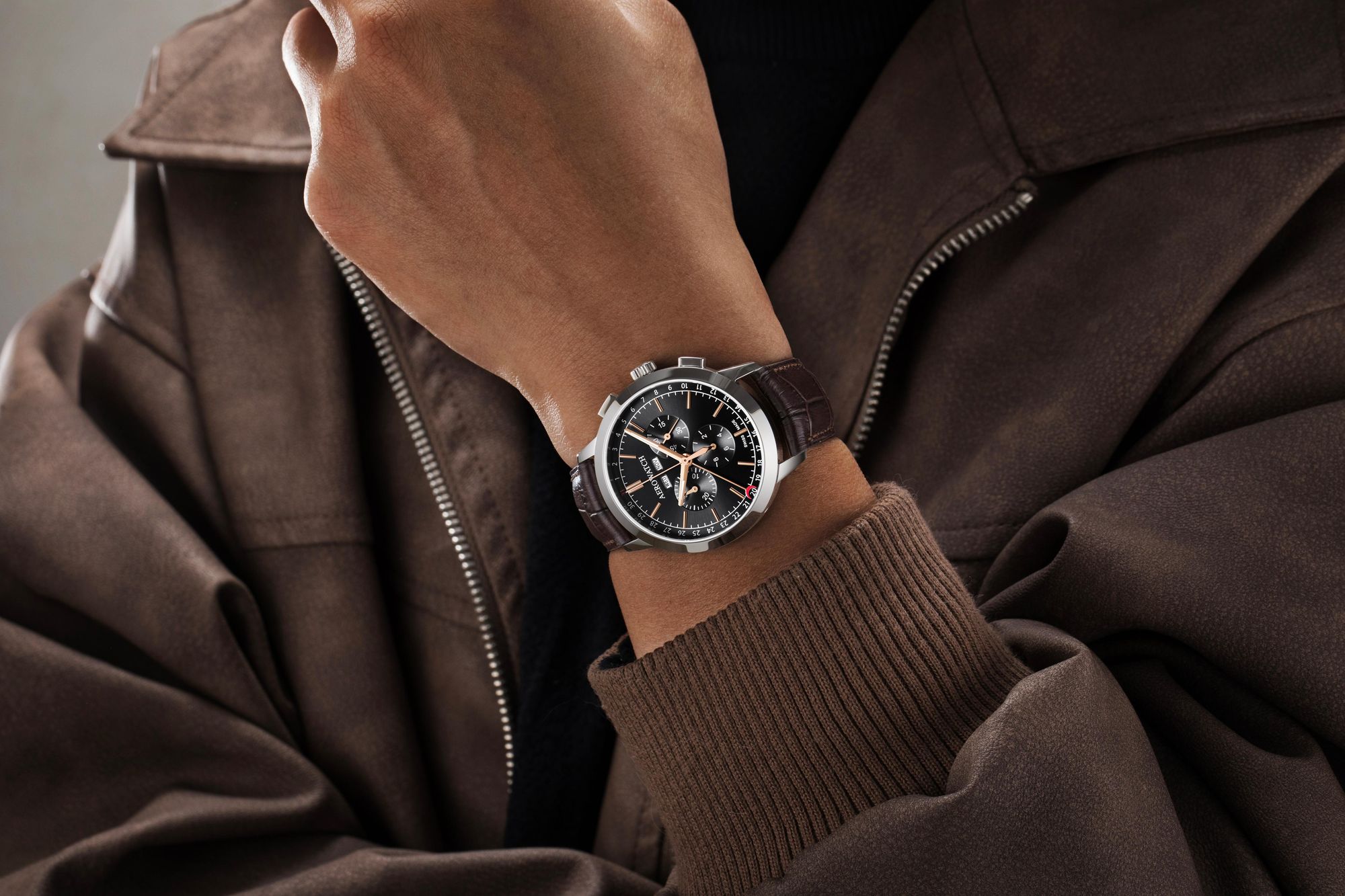 Aerowatch Les Grandes Classiques A 89992 AA03 Herenchronograaf Aerowatch Les Grandes Classiques A 89992 AA03 Herenchronograaf