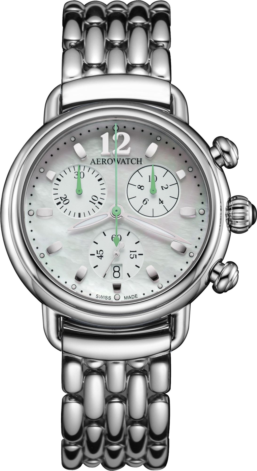 Aerowatch 1942 A 81105 AA03 M Dameschronograaf Aerowatch 1942 A 81105 AA03 M Dameschronograaf